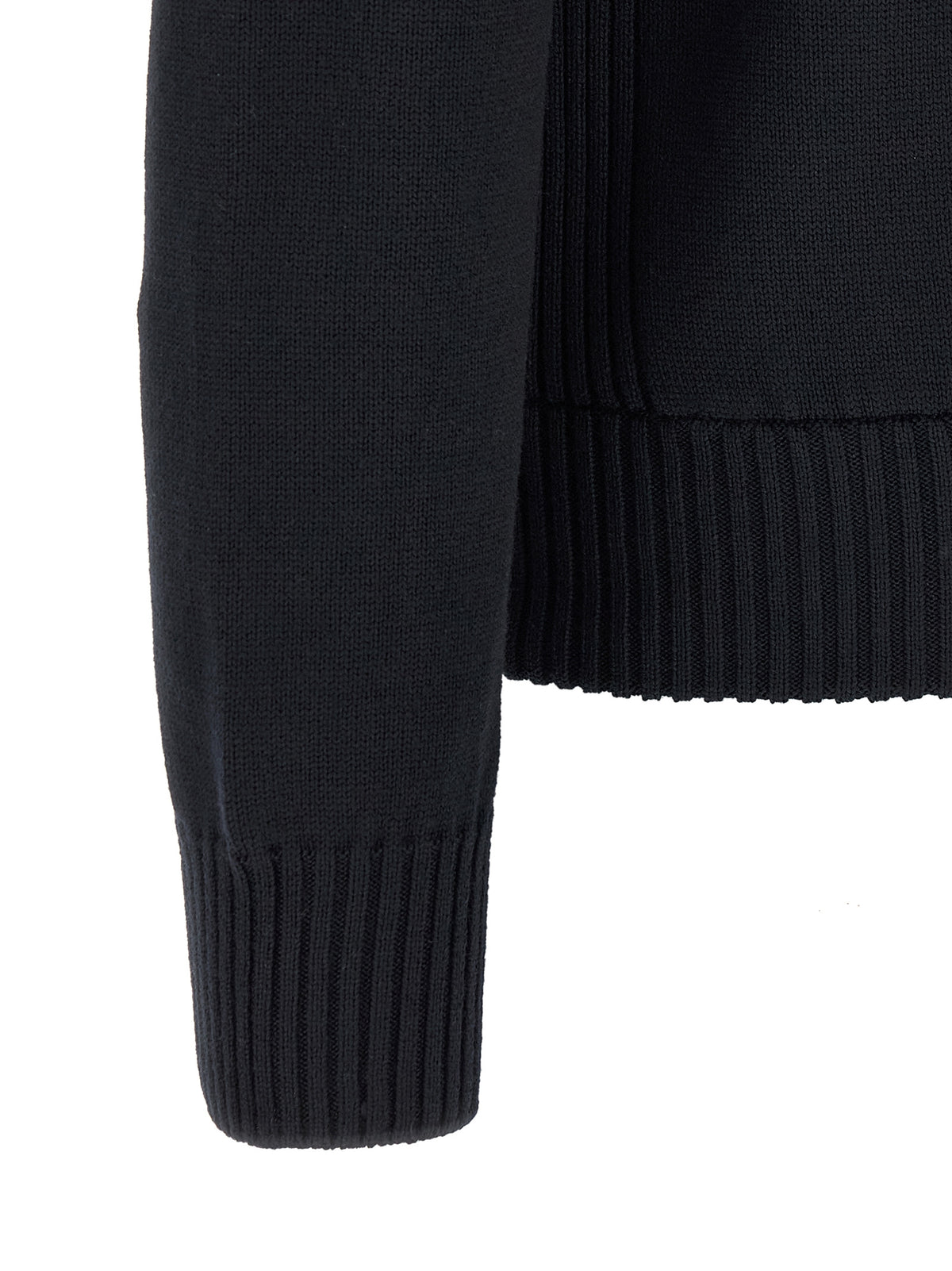 Moncler Blue Polyester Cardigan