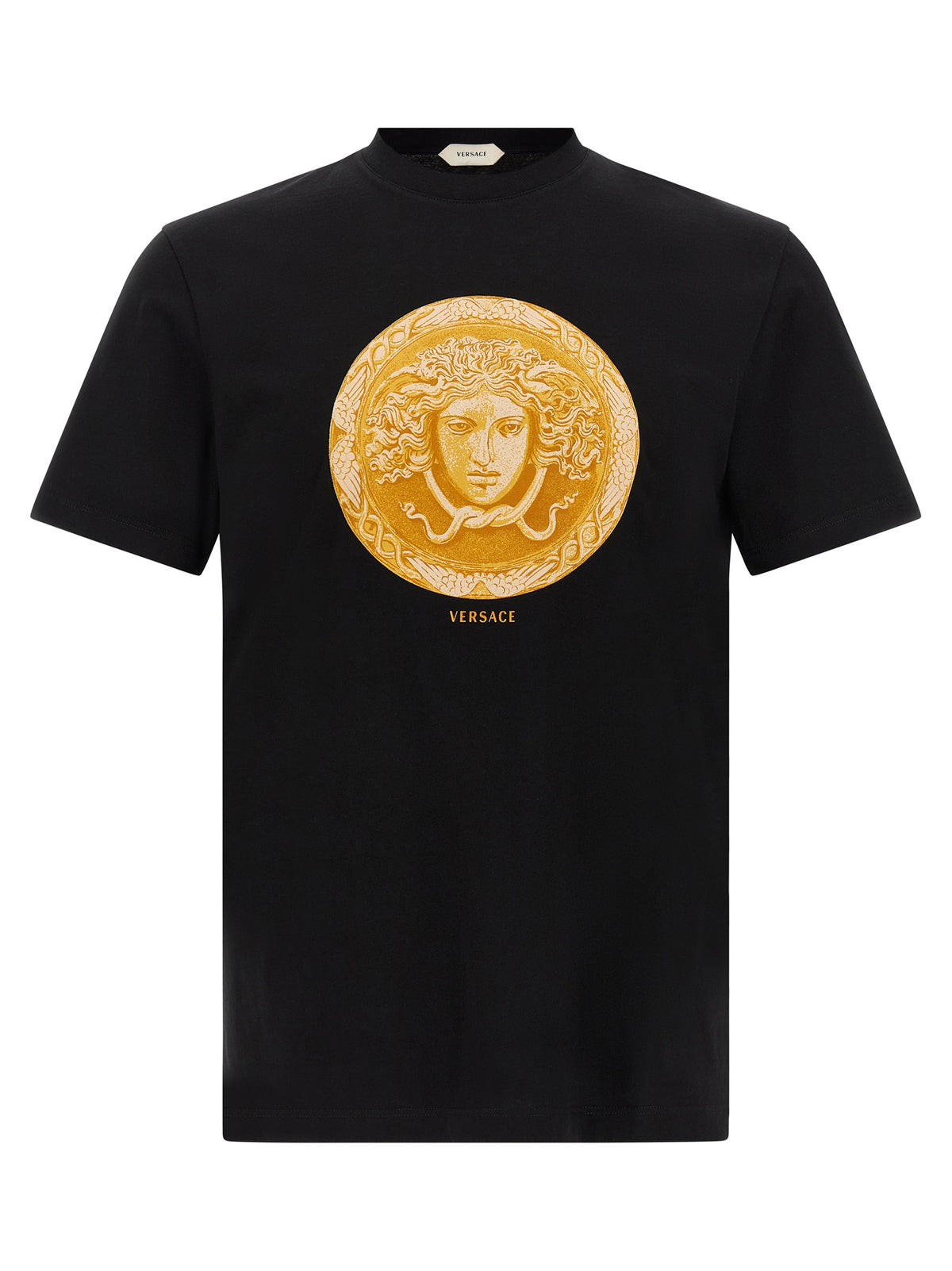Versace Black Cotton T-Shirt