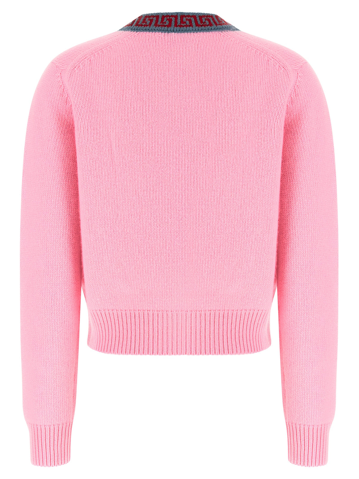 Versace Multicolor Virgin Wool Cardigan