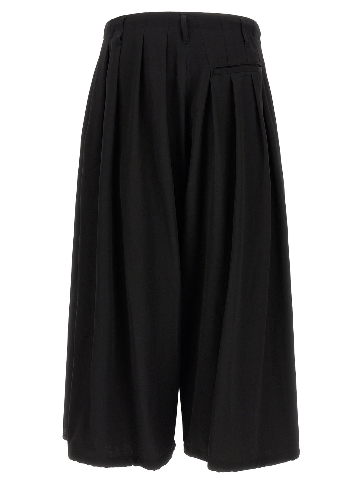 Yohji Yamamoto Black Wool Casual Pants