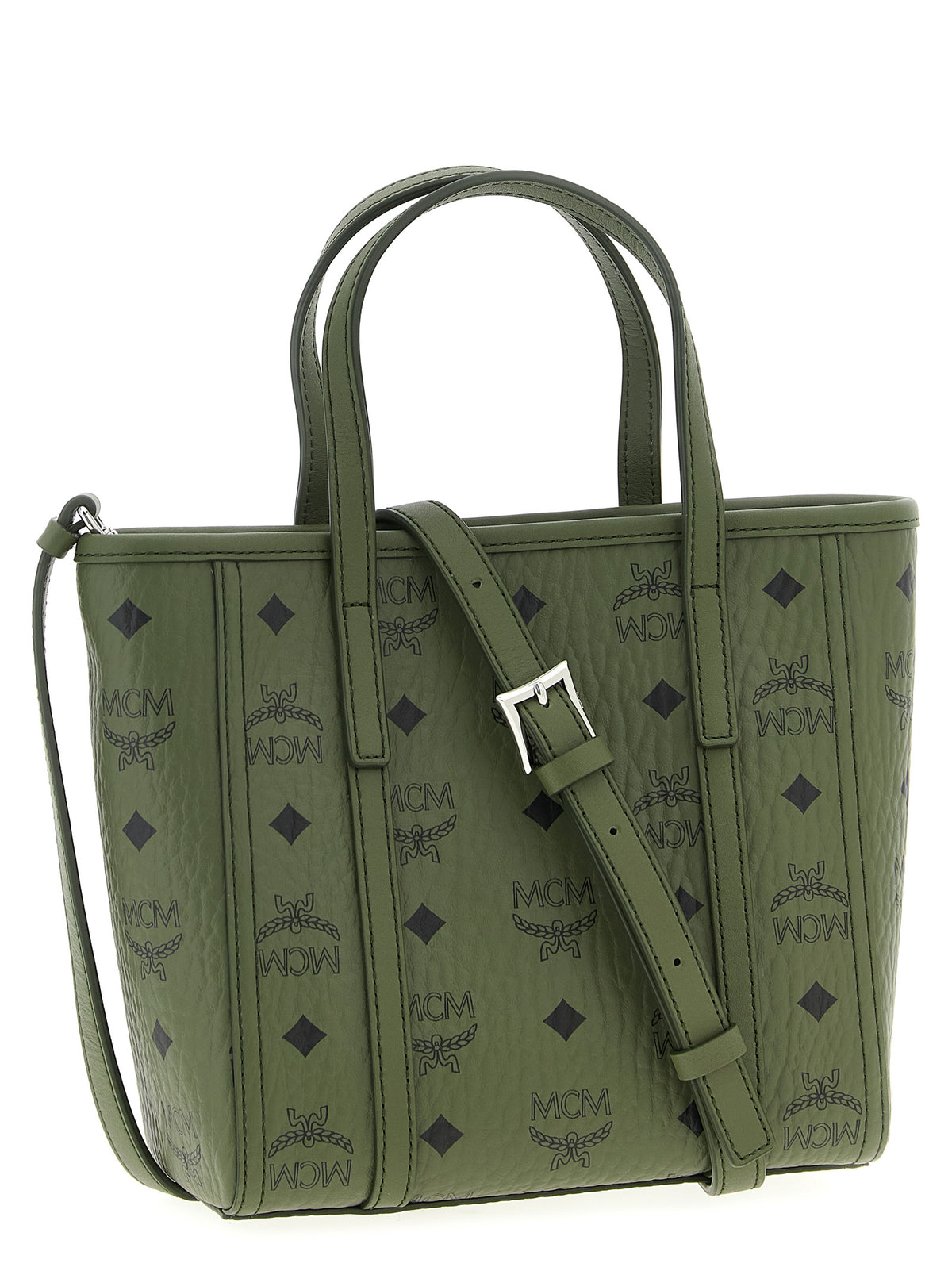 MCM Bicolor Polyethylene Tote Bag