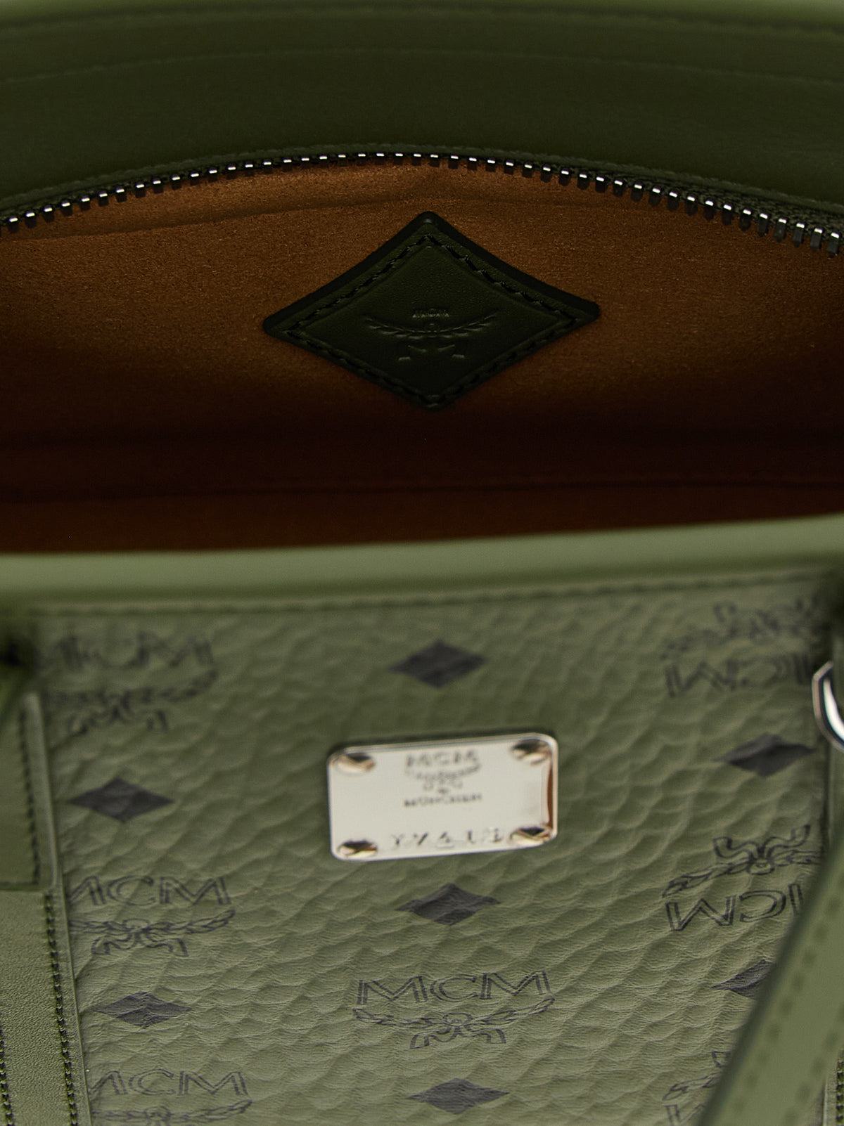 MCM Bicolor Polyethylene Tote Bag