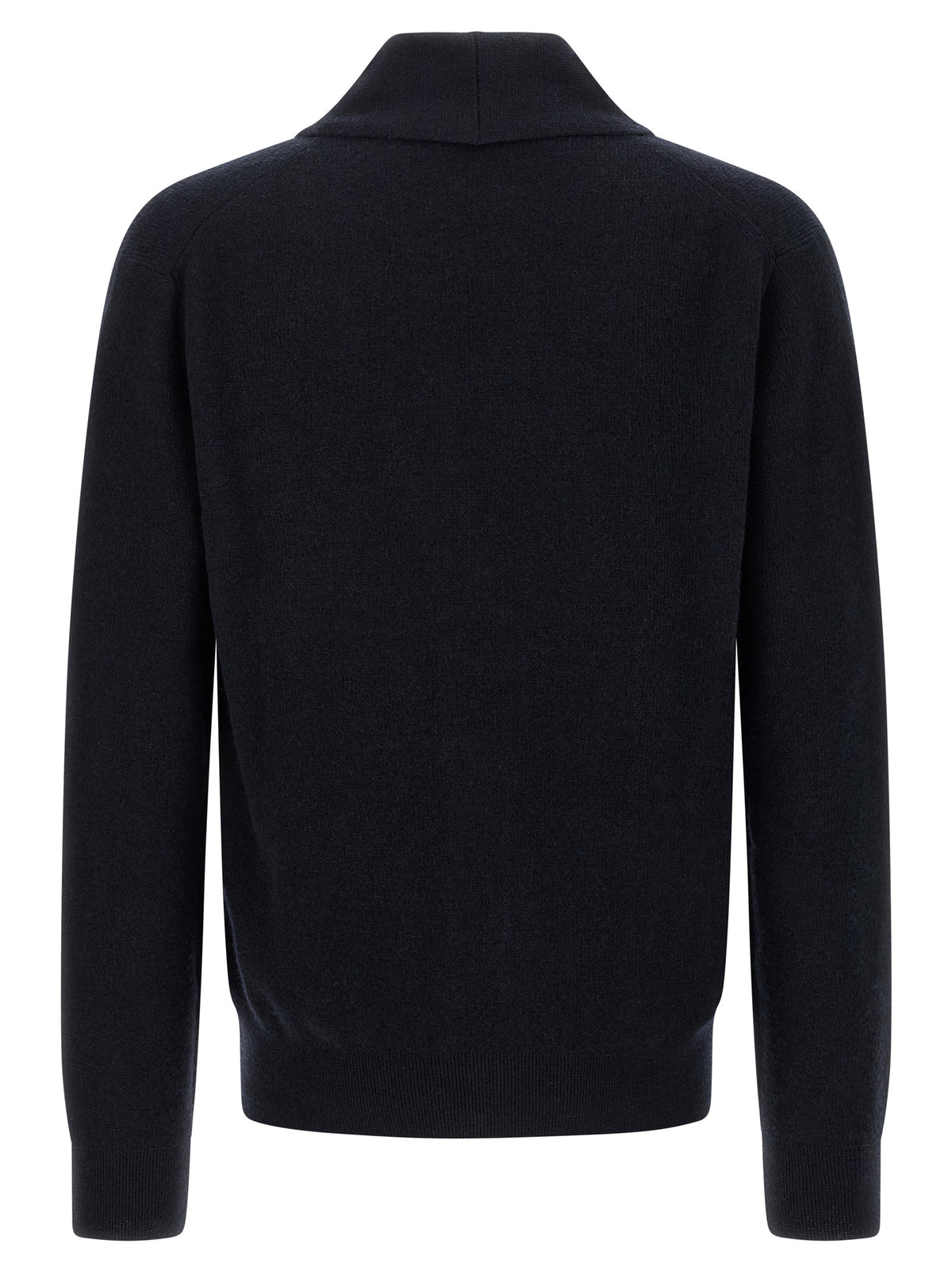 Brioni Blue Cashmere Cardigan