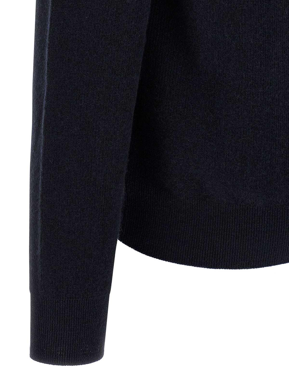 Brioni Blue Cashmere Cardigan