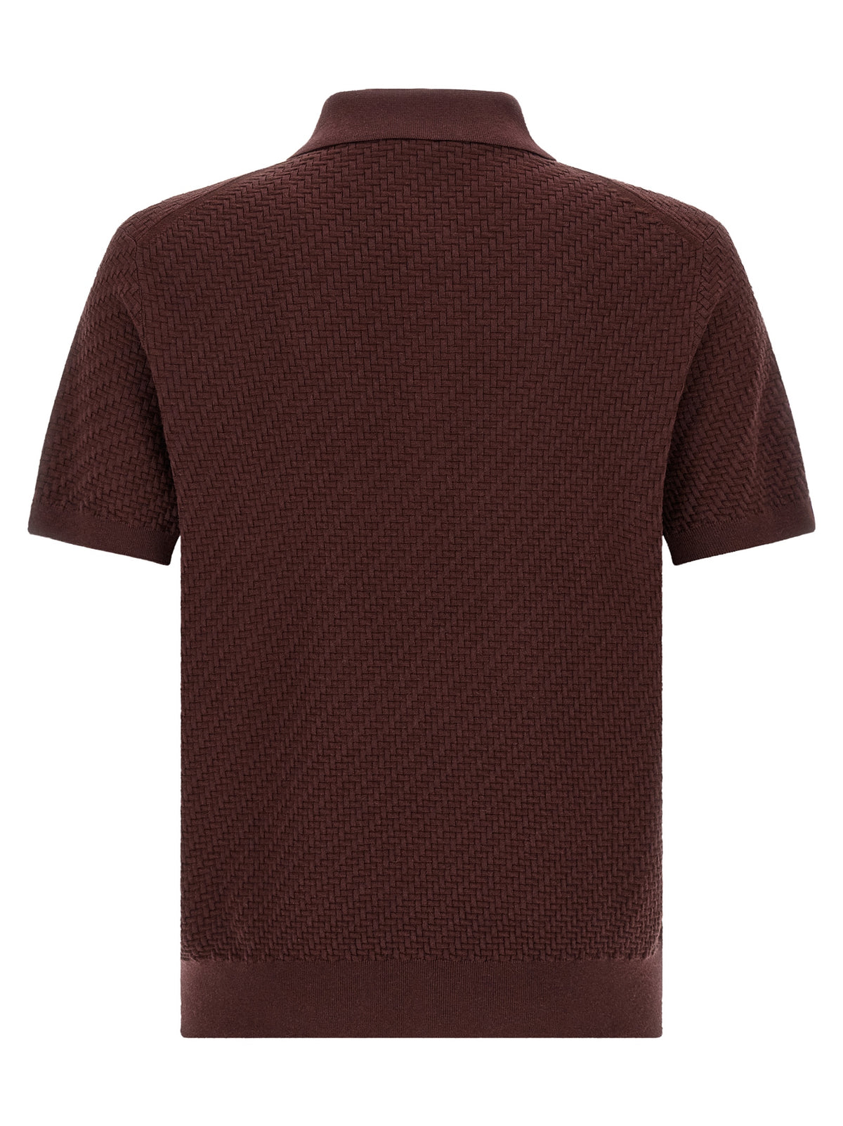 Brioni Purple Cotton Polo Shirt