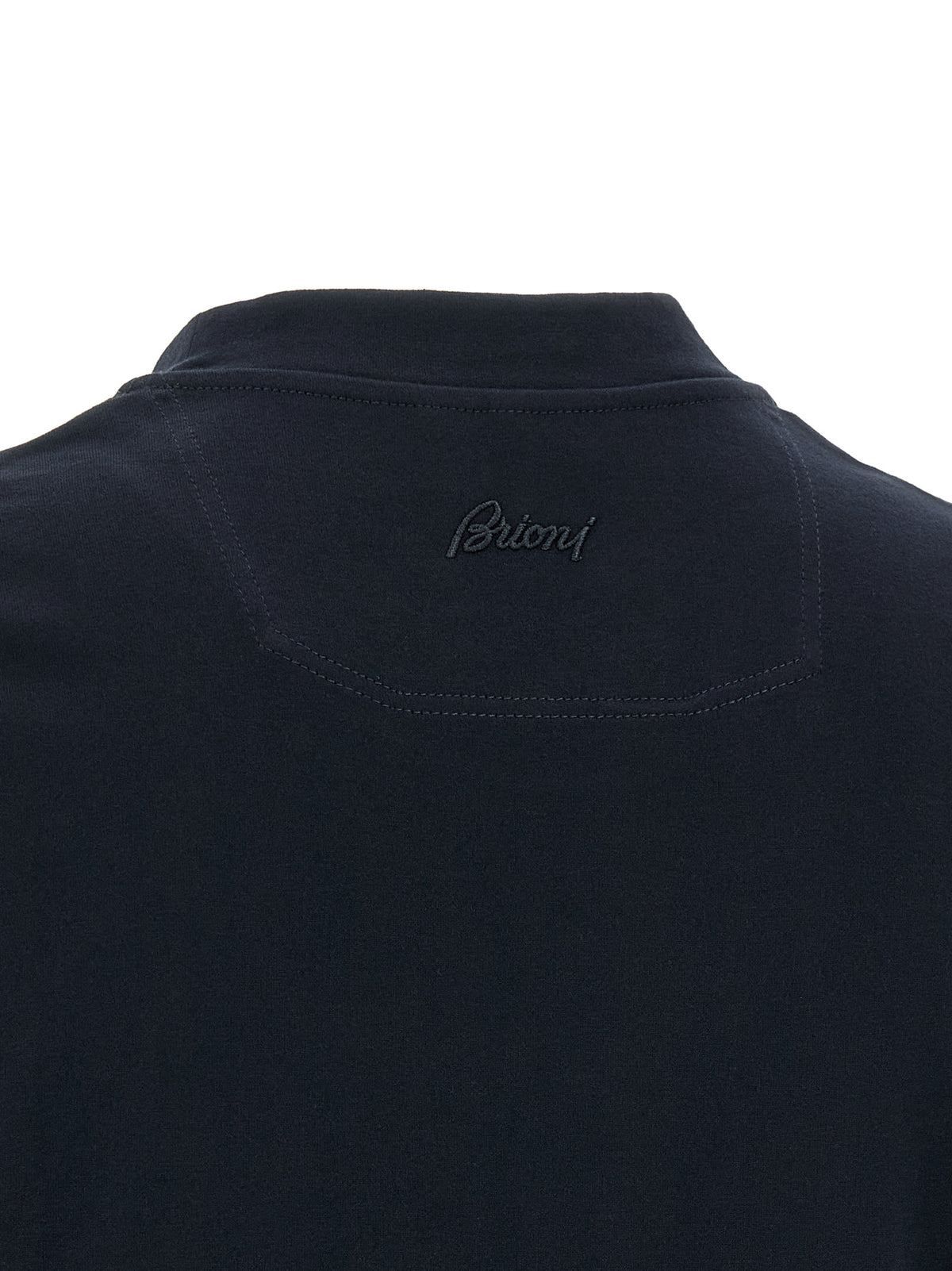 Brioni Blue Cotton T-Shirt