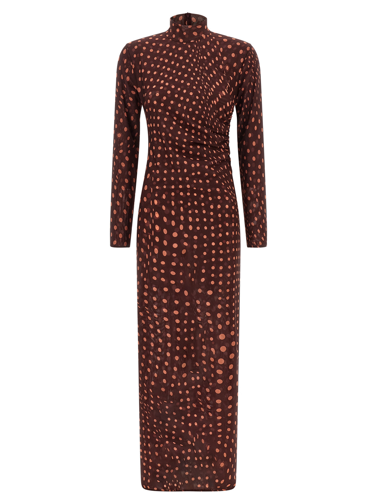 Stella McCartney Bordeaux Polyamide Long Dress