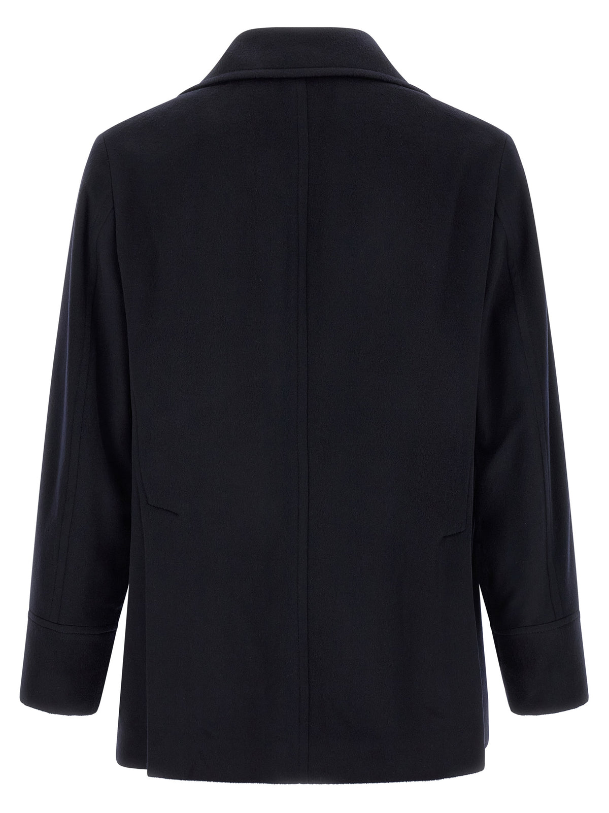 Brunello Cucinelli Blue Virgin Wool Coat