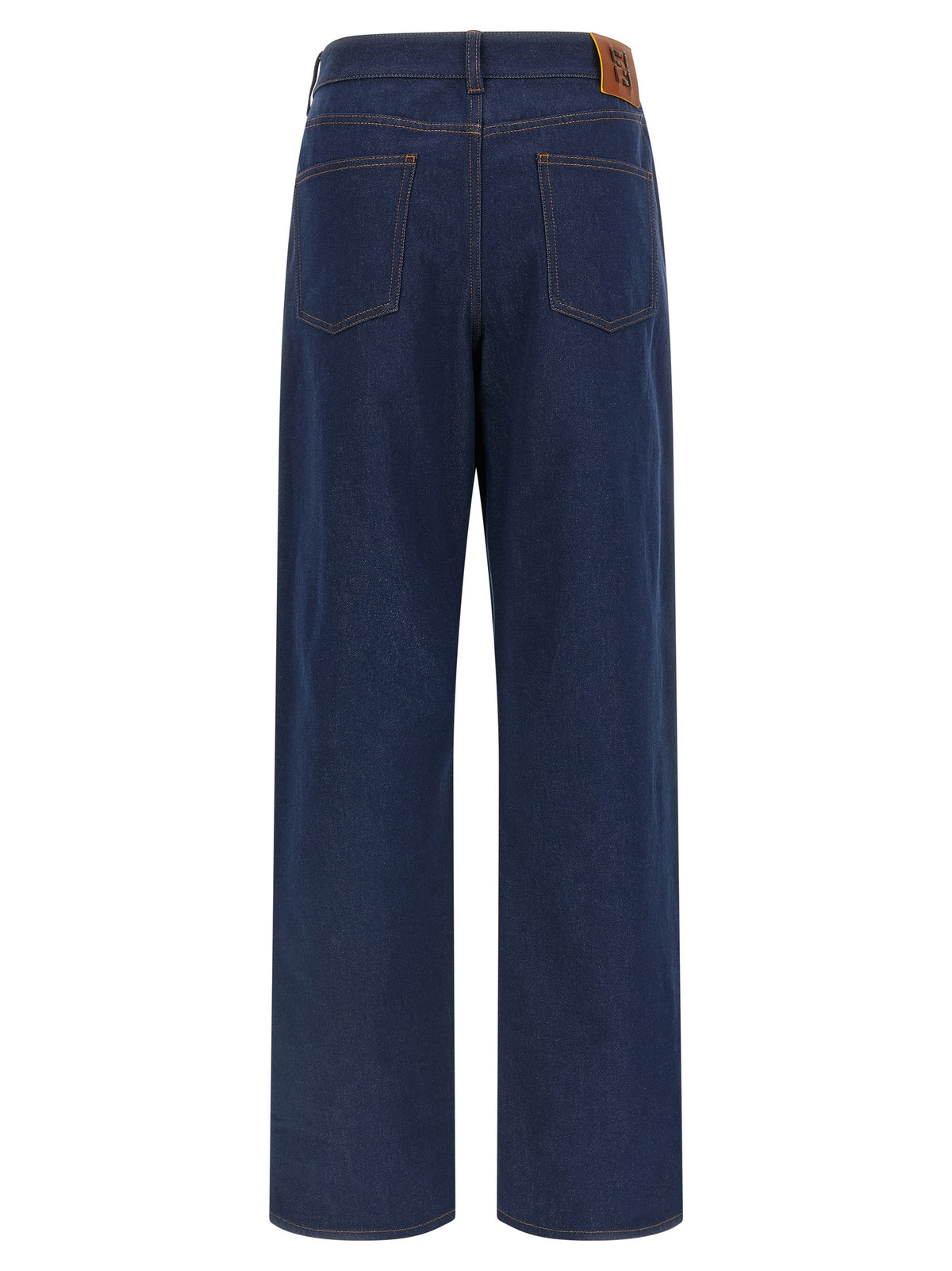 Fendi Blue Cotton Jeans Denim