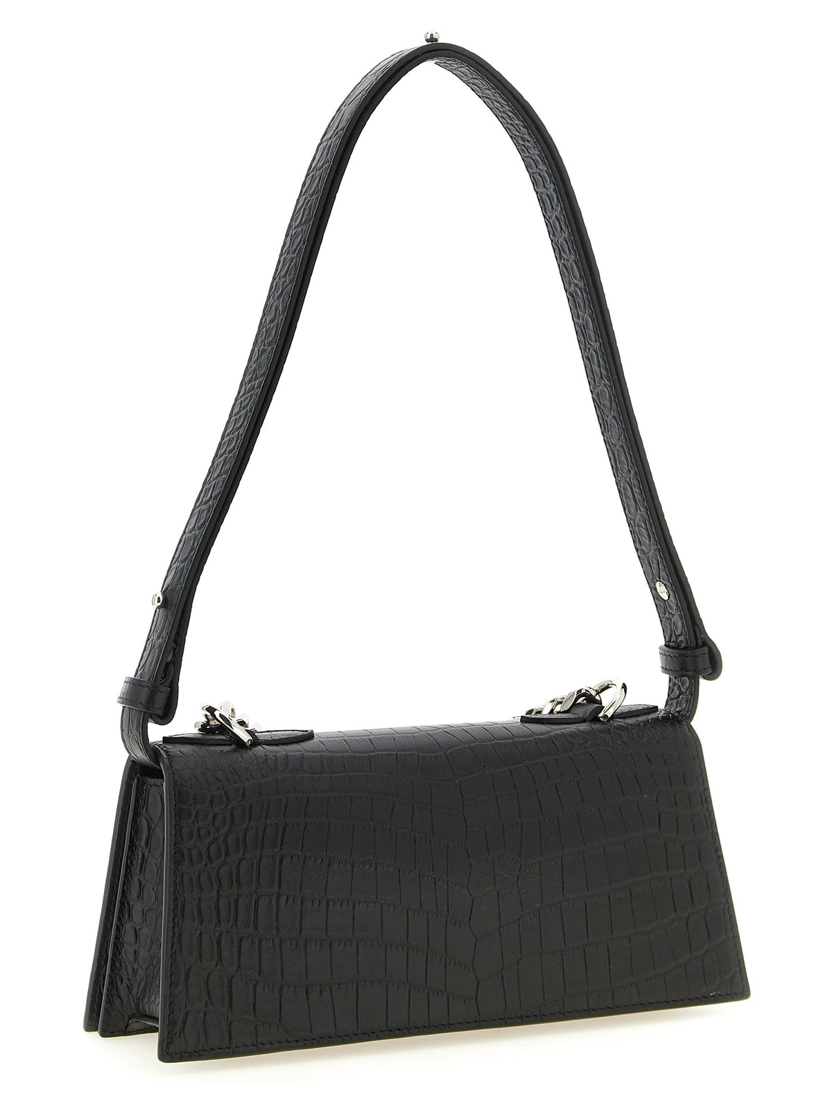 Alexander McQueen Black Calfskin Shoulder Bag