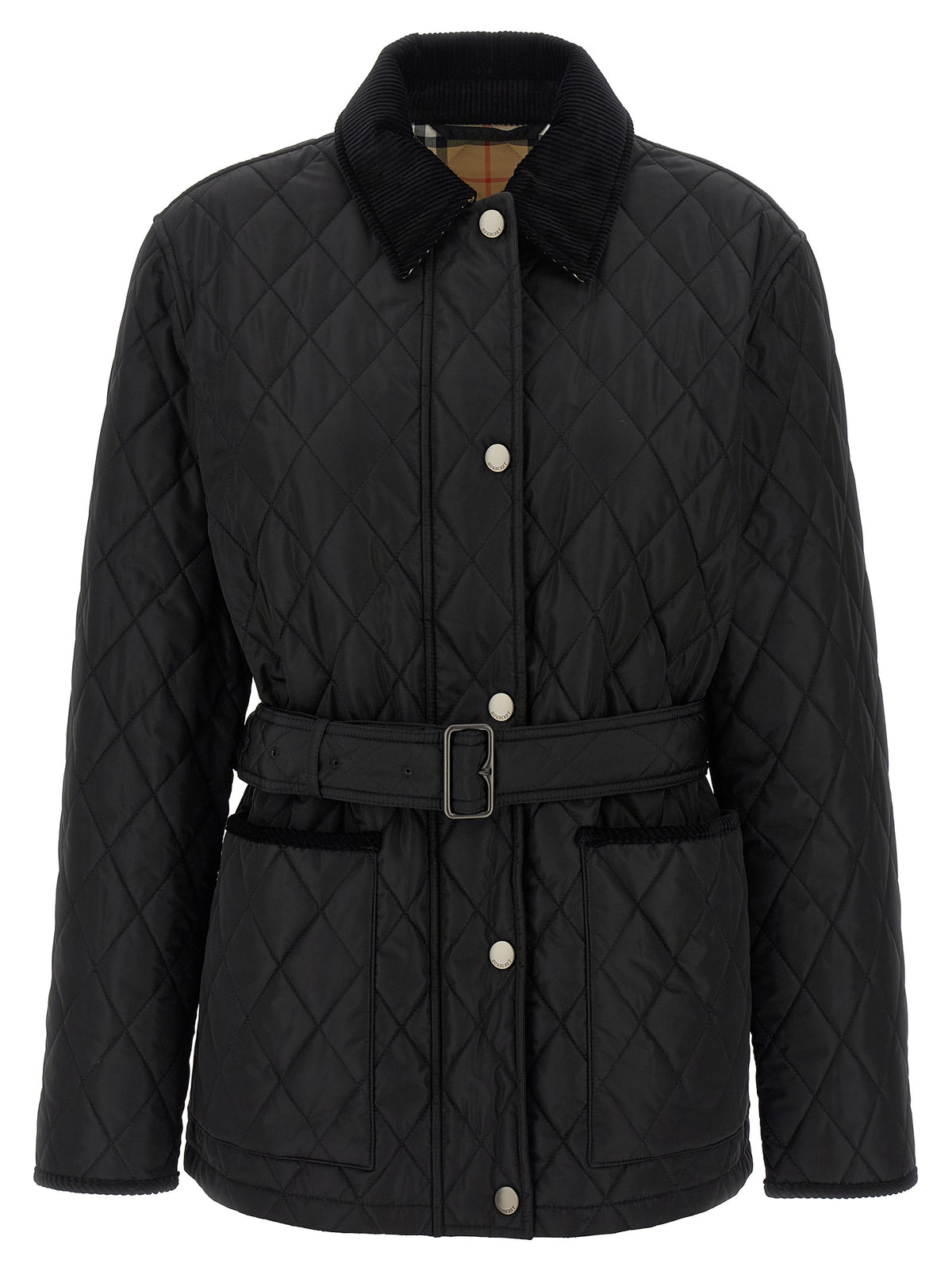 Burberry Black Polyamide Full-Length Jacket