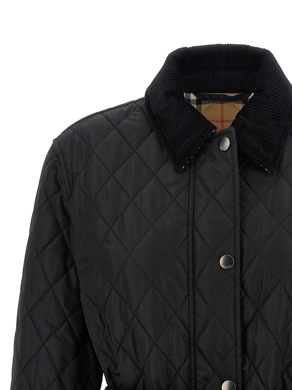 Burberry Black Polyamide Full-Length Jacket