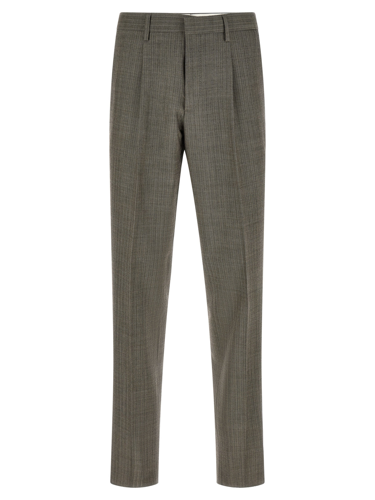 Lardini Gray Virgin Wool Two-Piece Suit