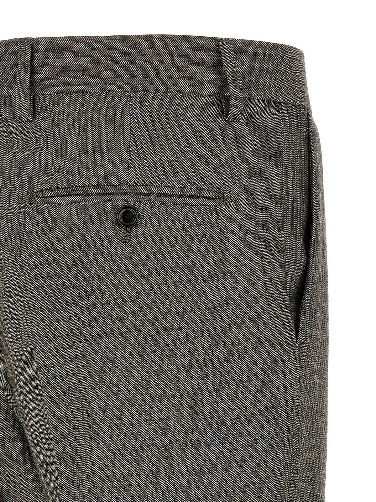 Lardini Gray Virgin Wool Two-Piece Suit