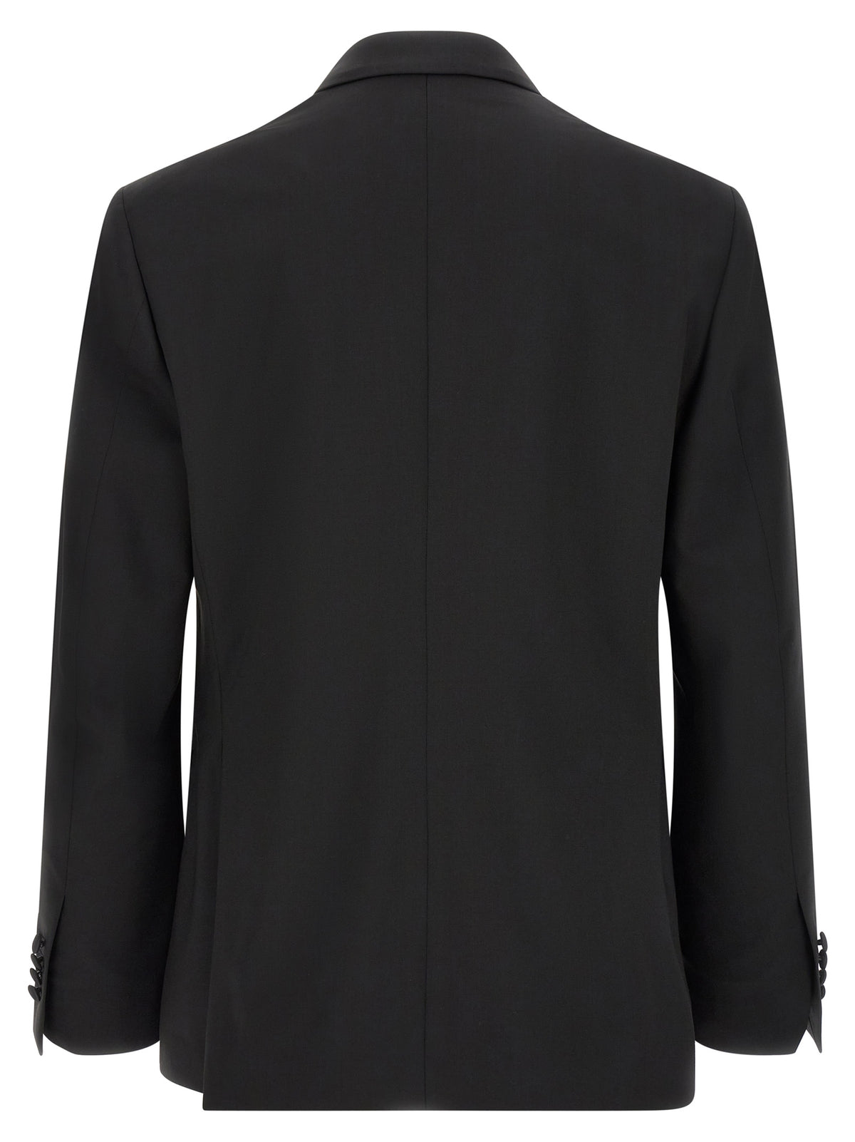 Lardini Black Virgin Wool Tuxedo