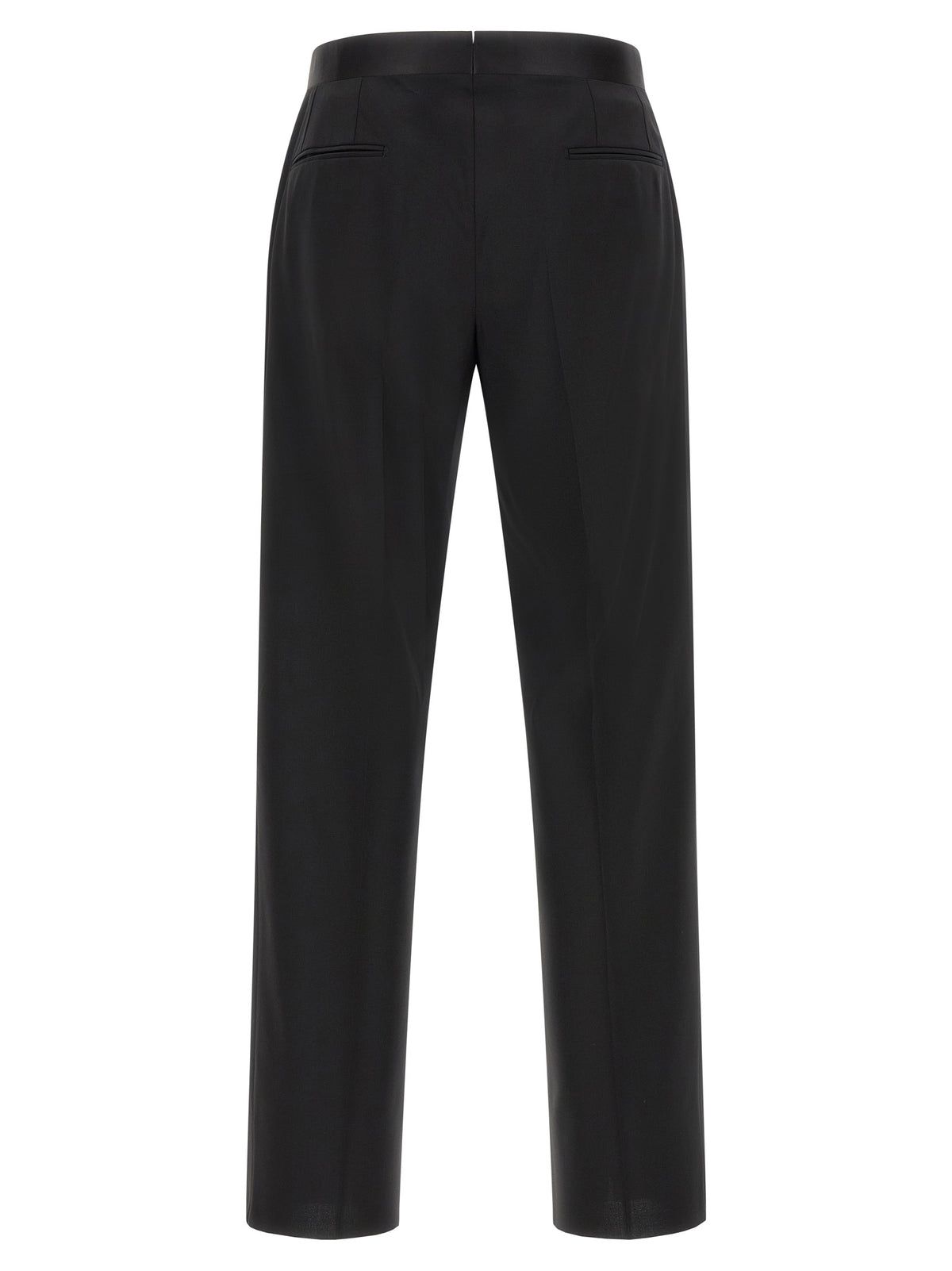 Lardini Black Virgin Wool Tuxedo