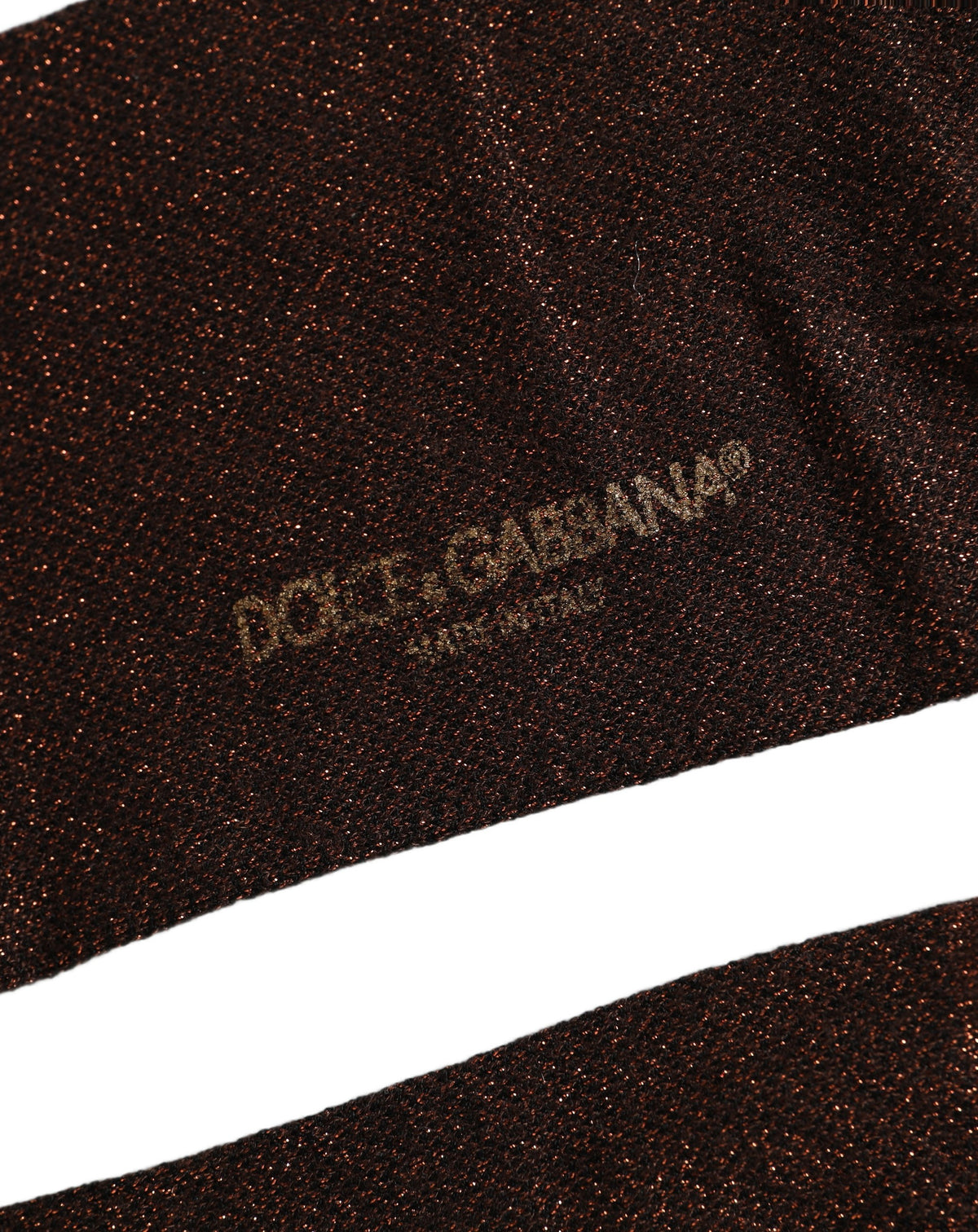Dolce & Gabbana Men Brown Viscose Over The Calf Accessory Socks