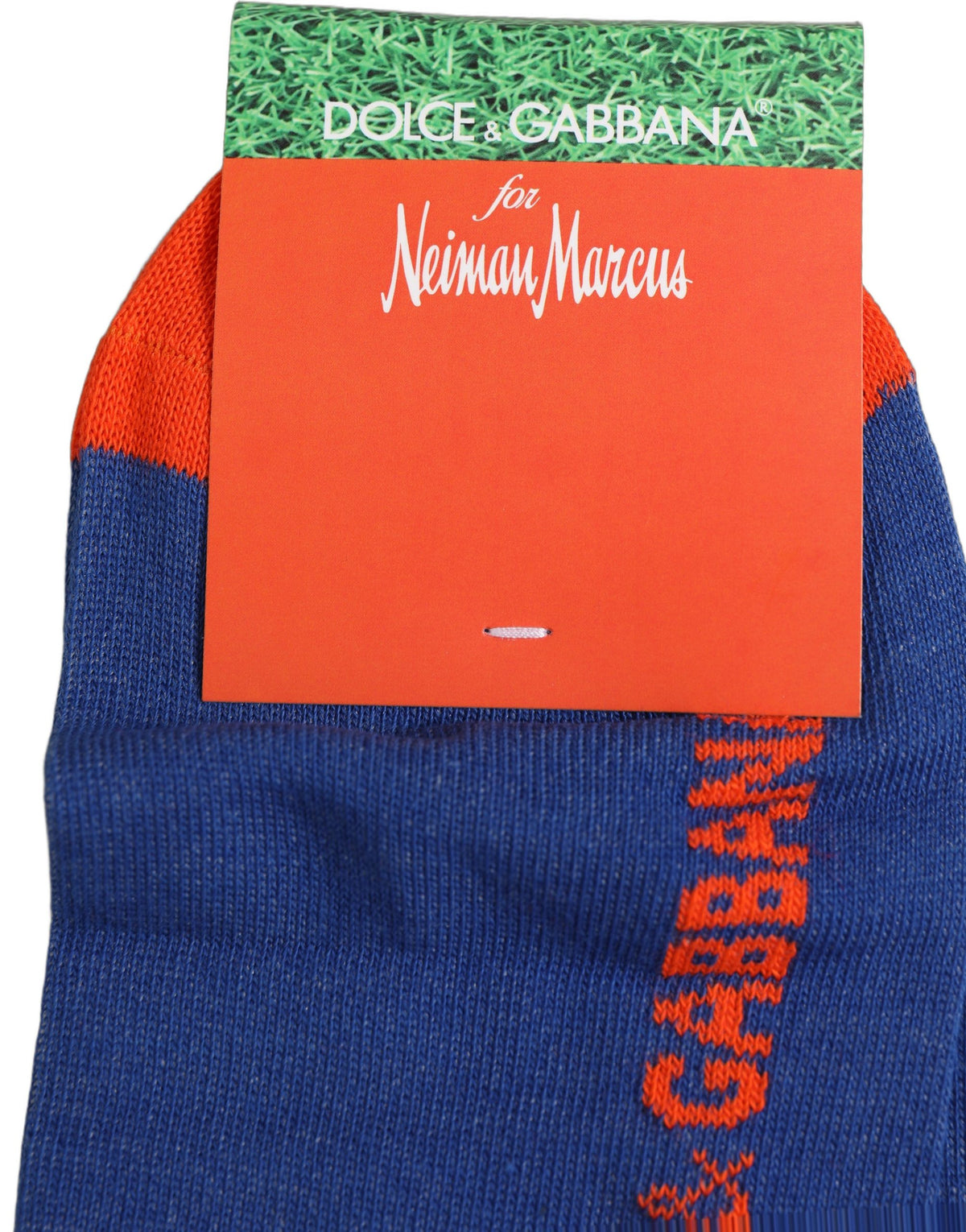 Dolce & Gabbana Men Multicolor Cotton Mid Calf Accessory Socks