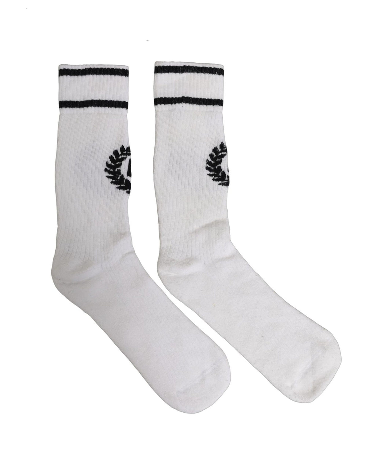 Dolce & Gabbana White Cotton DG Logo Mid Calf Accessory Socks