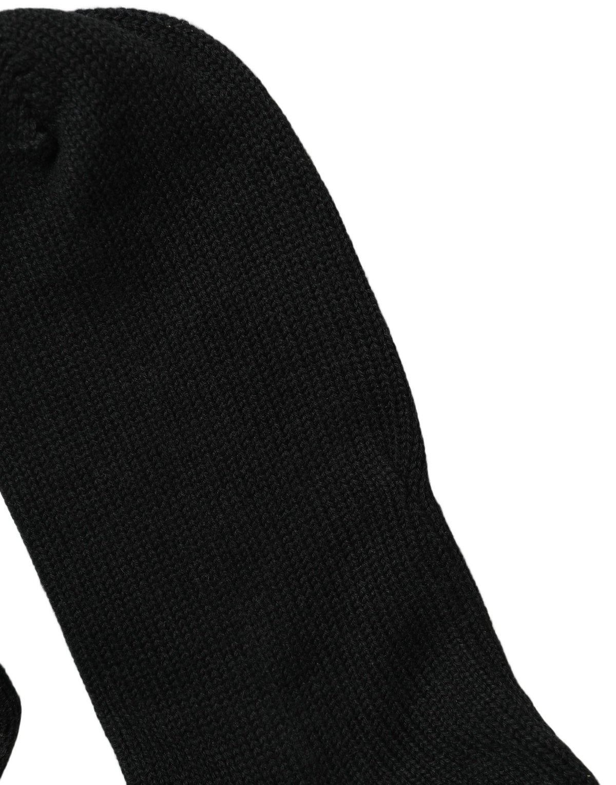 Dolce & Gabbana Black Sequin Cotton Knit Mid Calf Accessory Socks