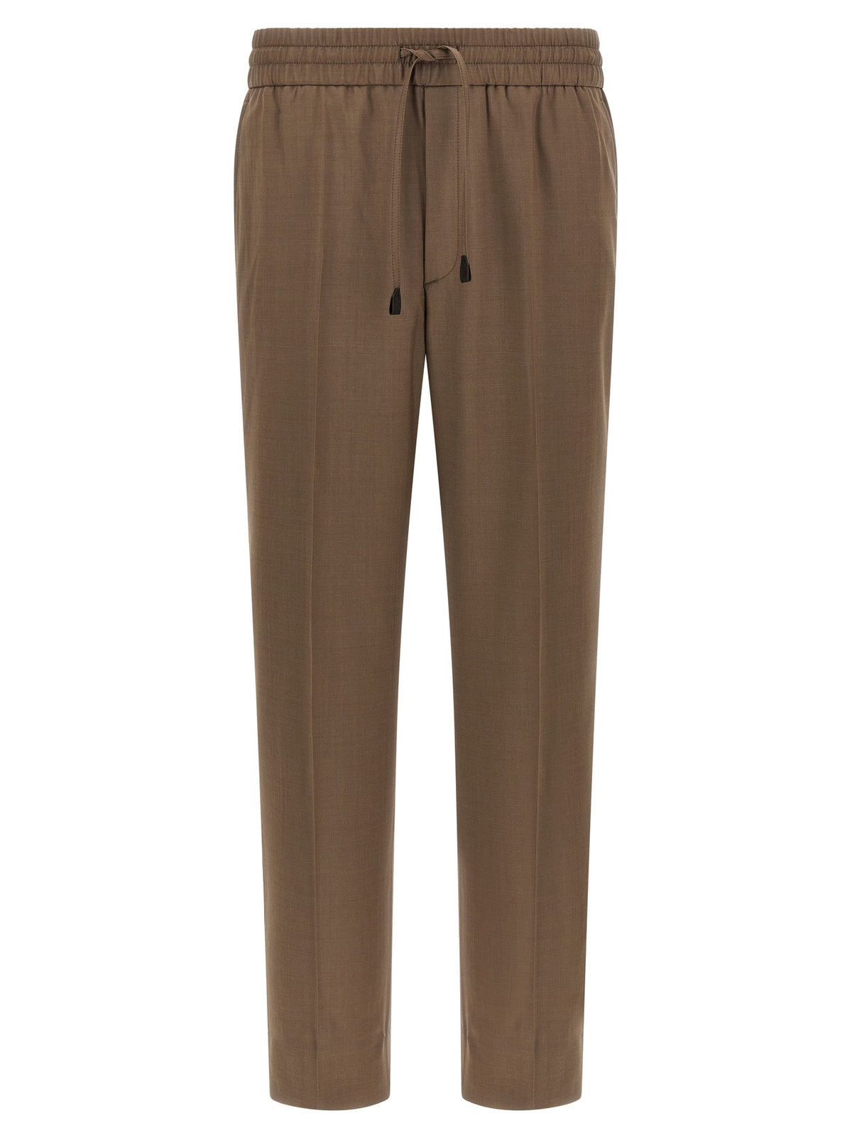 Brioni Brown Wool Casual Pants