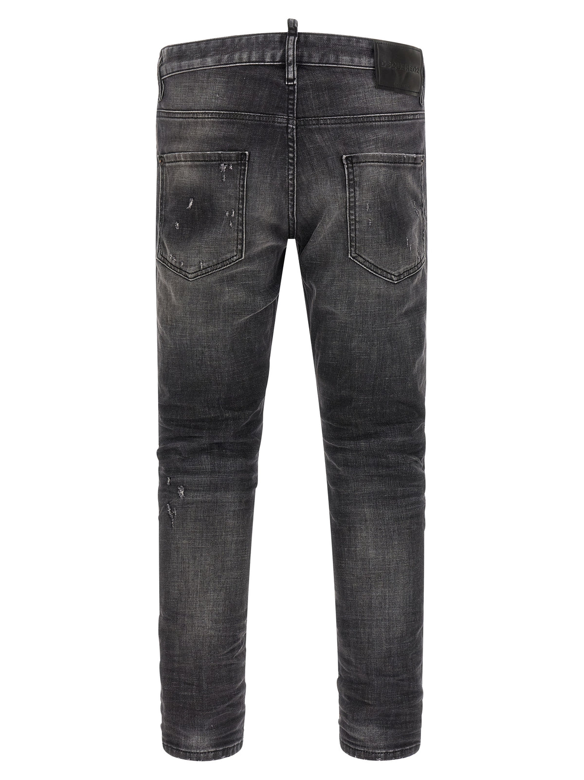 Dsquared² Gray Cotton Skinny Jeans