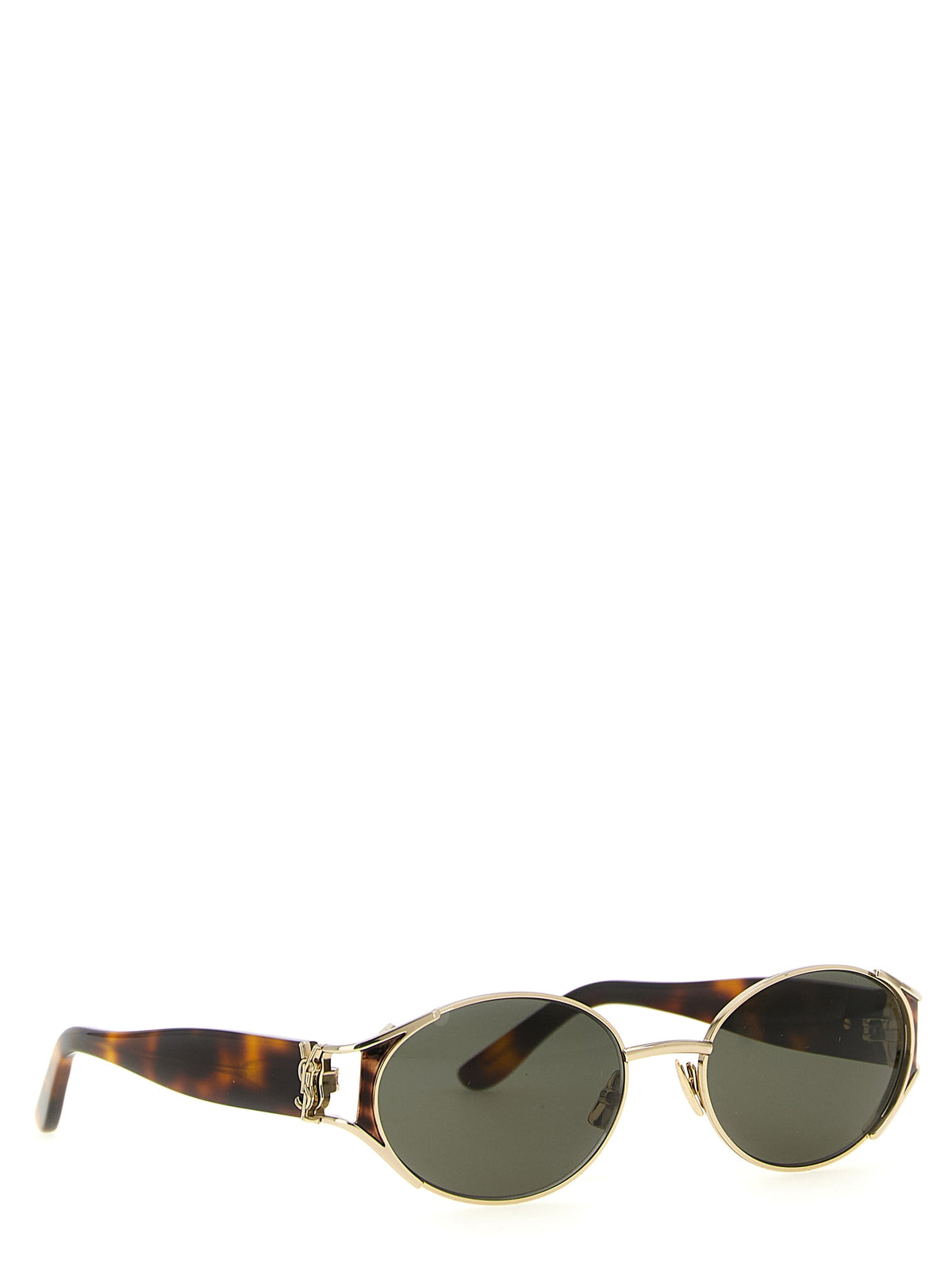 Saint Laurent Brown Acetate Sunglasses