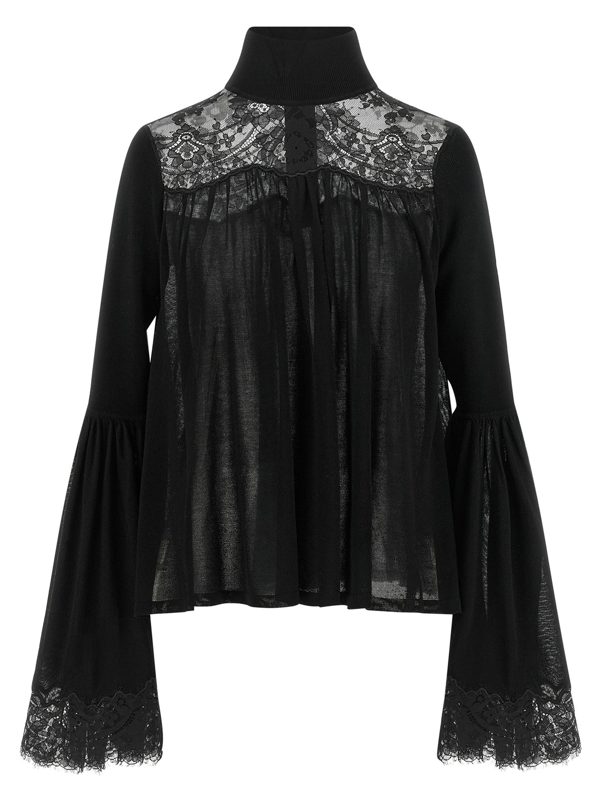 Zimmermann Black Lyocell Blouse