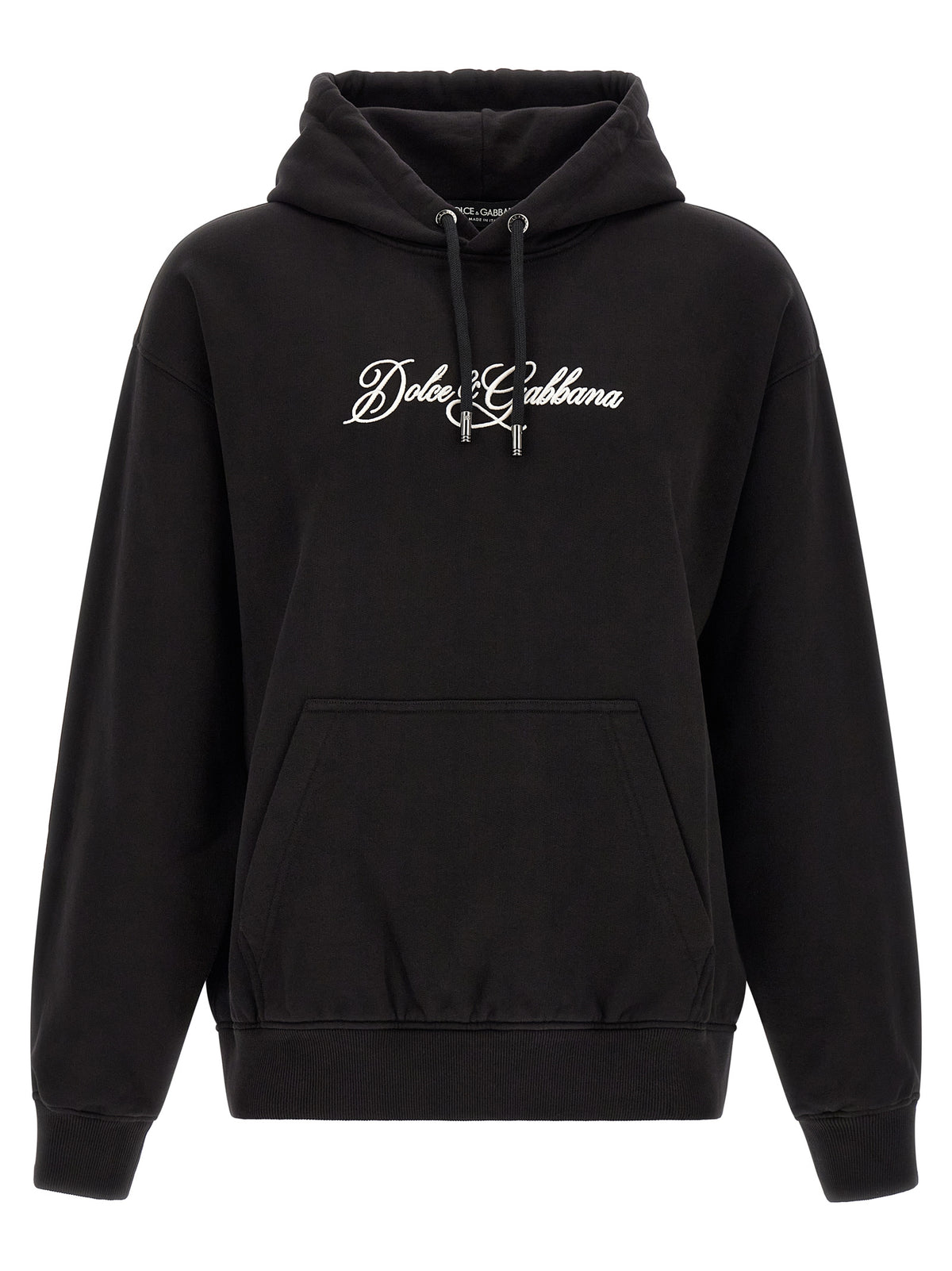 Dolce & Gabbana Black Cotton Sweatshirt