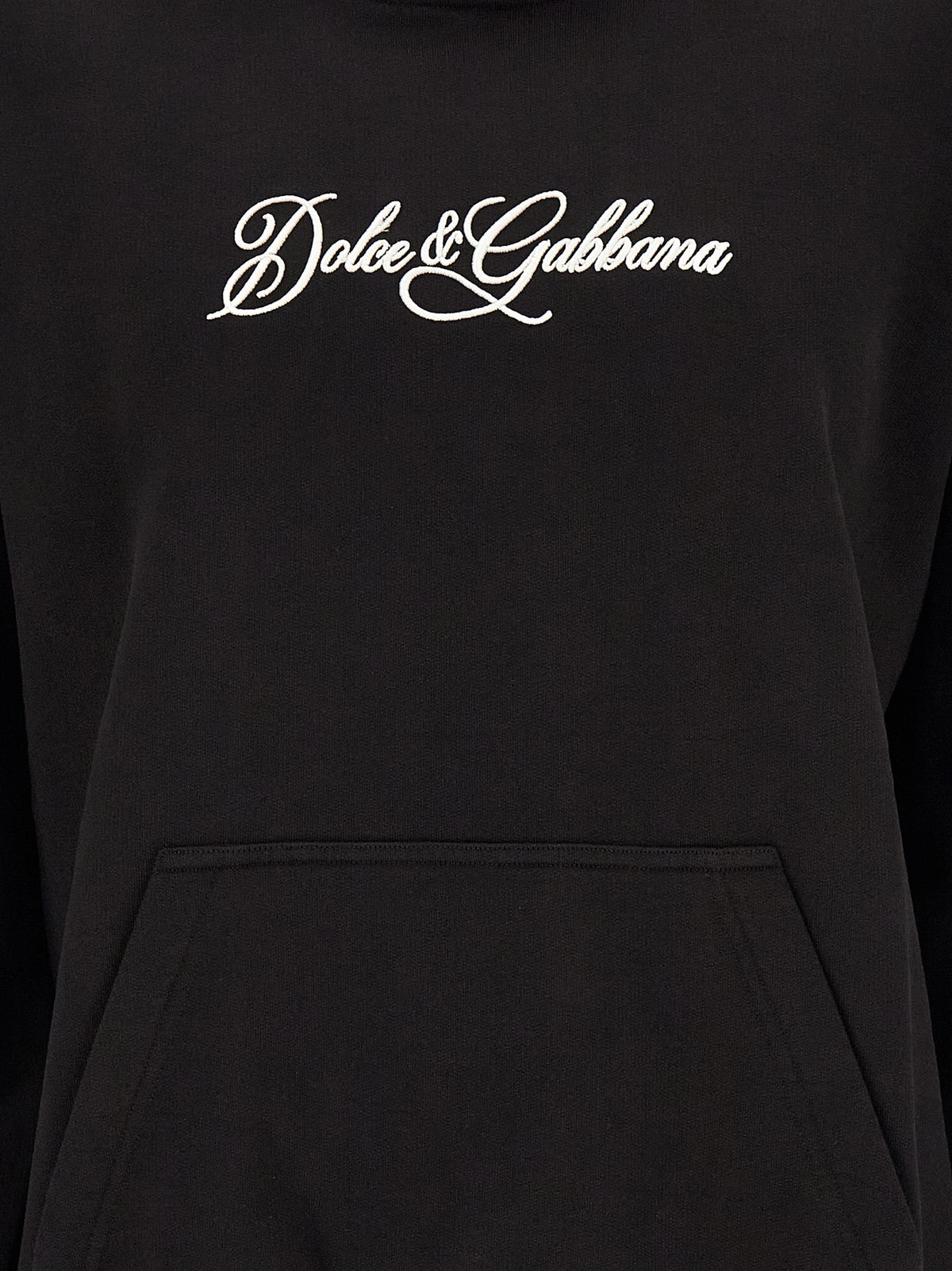 Dolce & Gabbana Black Cotton Sweatshirt