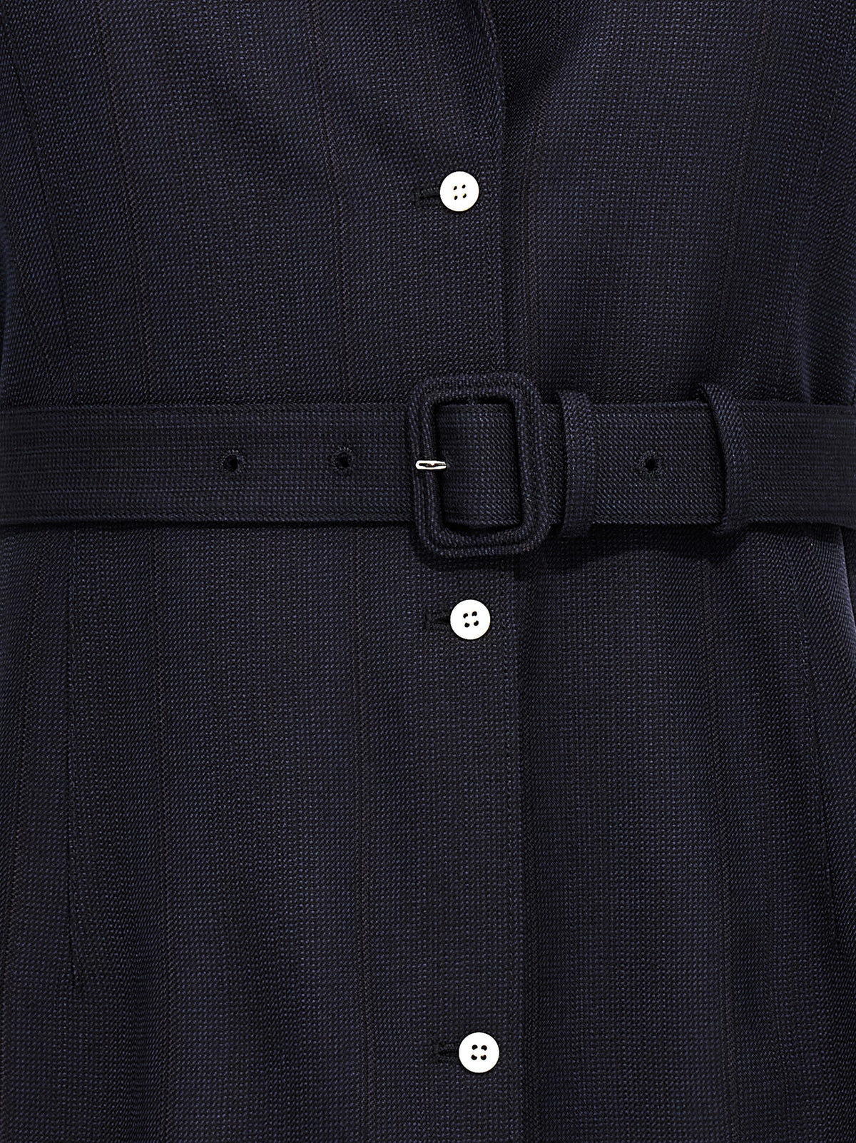 Prada Blue Virgin Wool Sleeveless Jacket