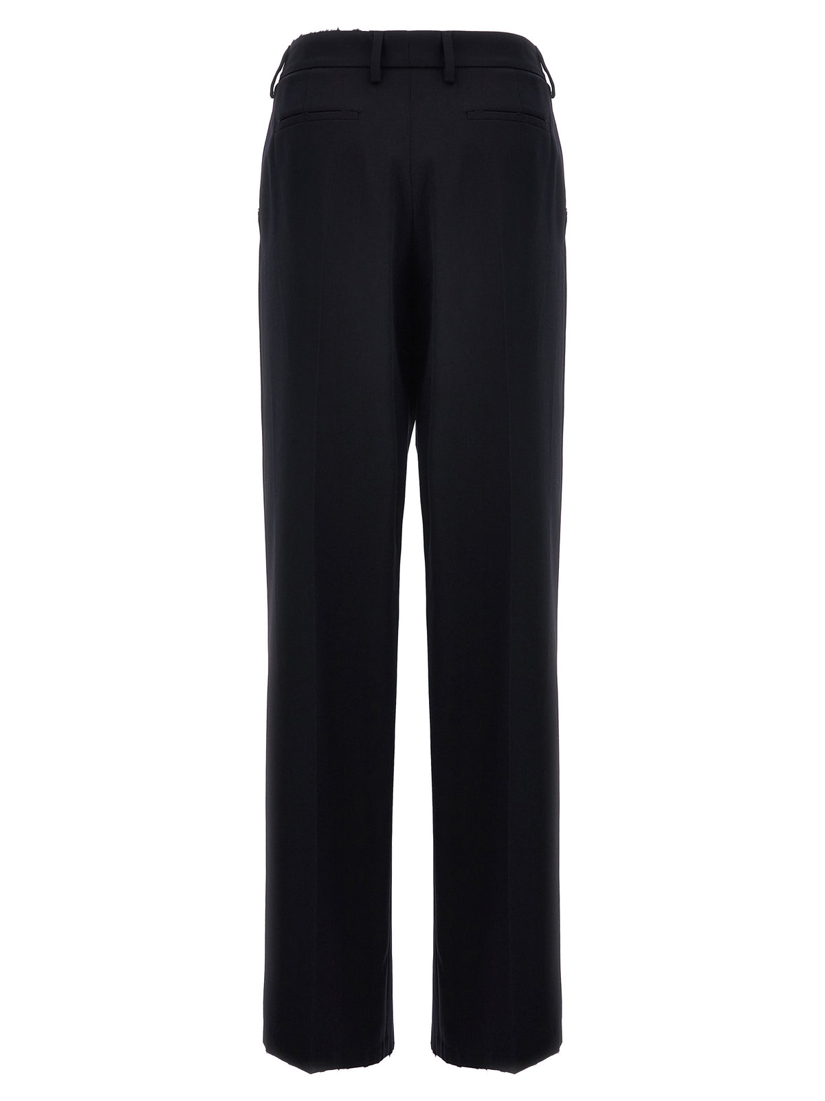 Prada Blue Wool Casual Pants