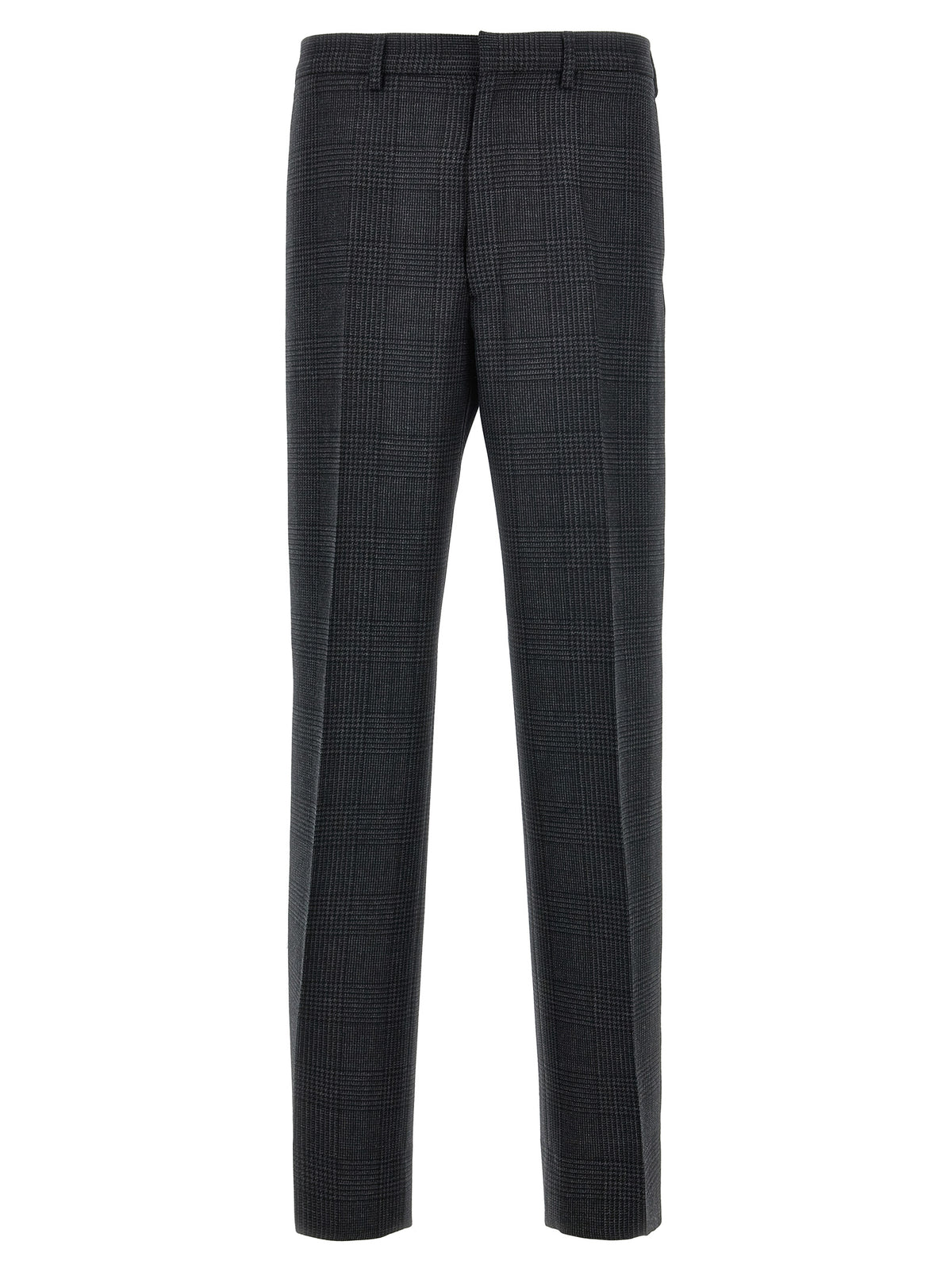 Prada Gray Virgin Wool Dress Pants