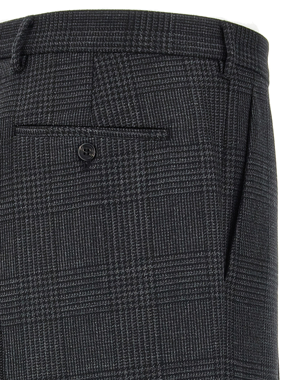 Prada Gray Virgin Wool Dress Pants