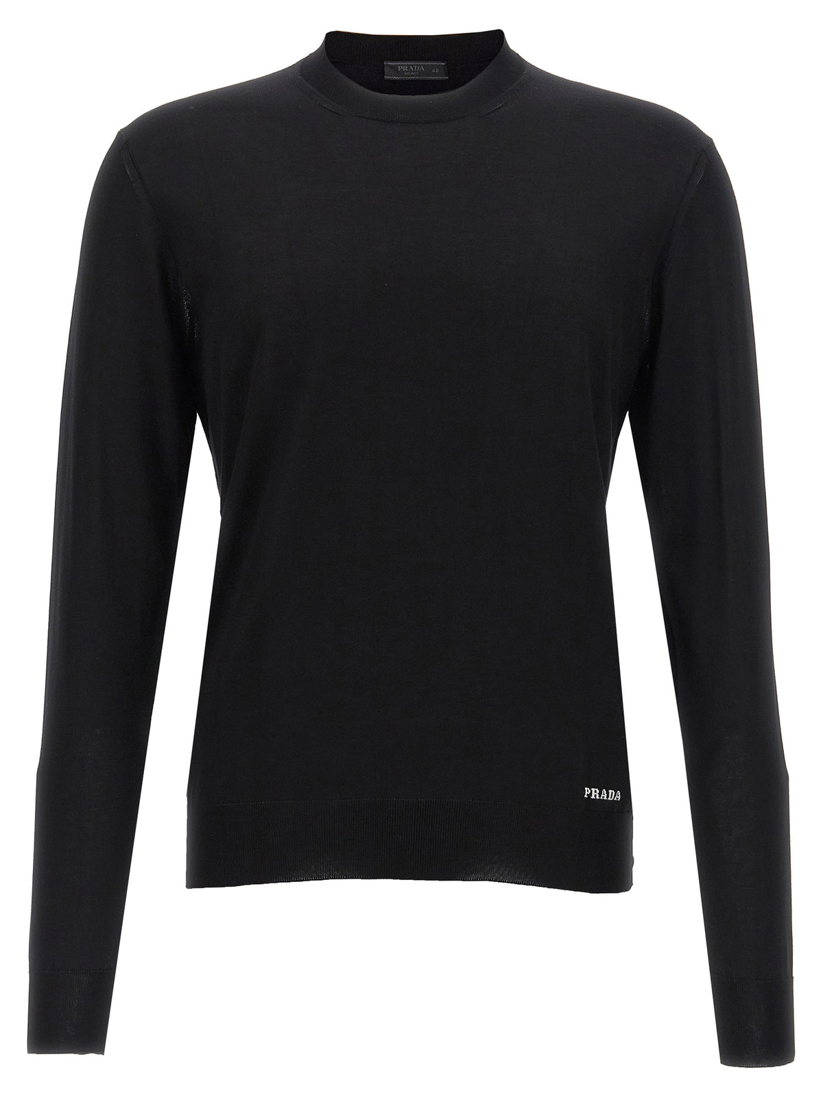 Prada Black Silk Cardigan