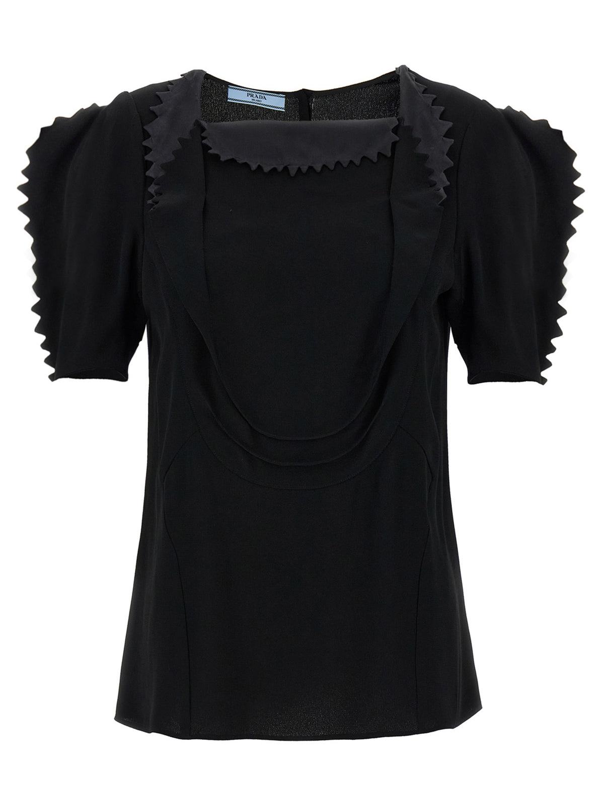 Prada Black Viscose Tank Tops