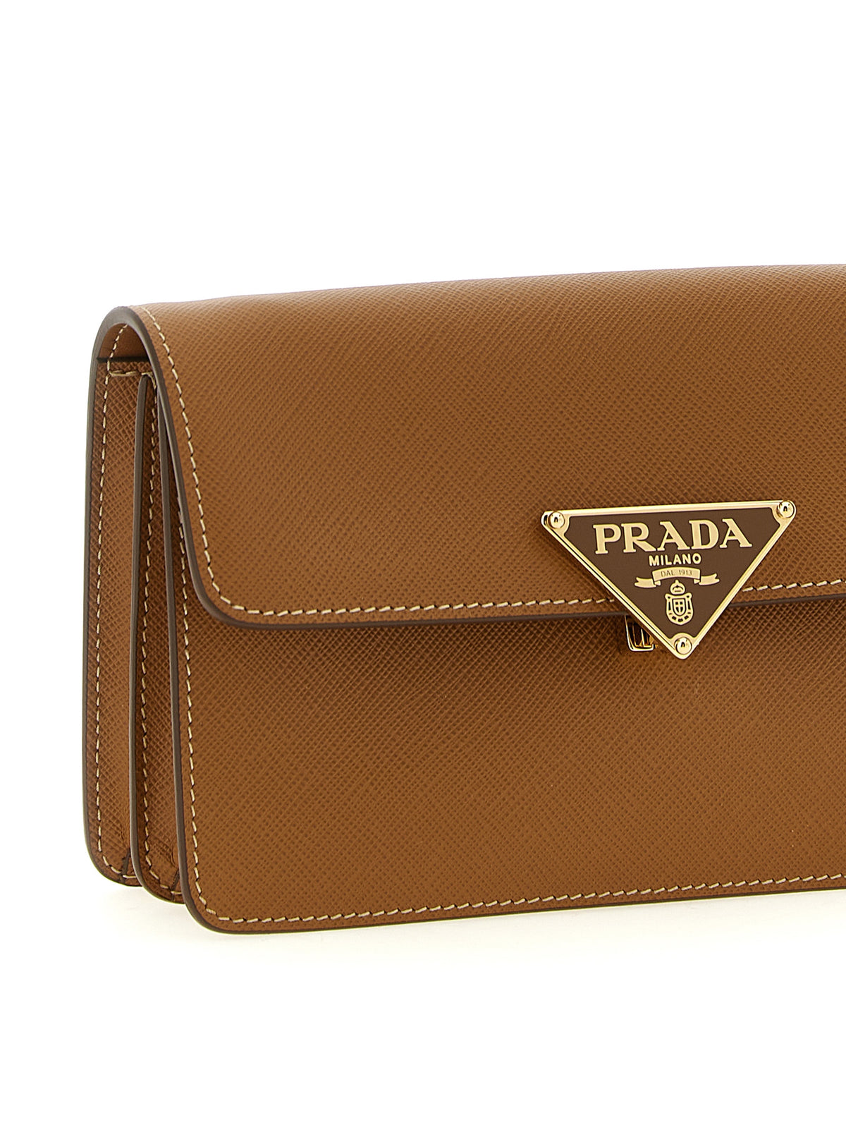 Prada Beige Calfskin Crossbody Bag