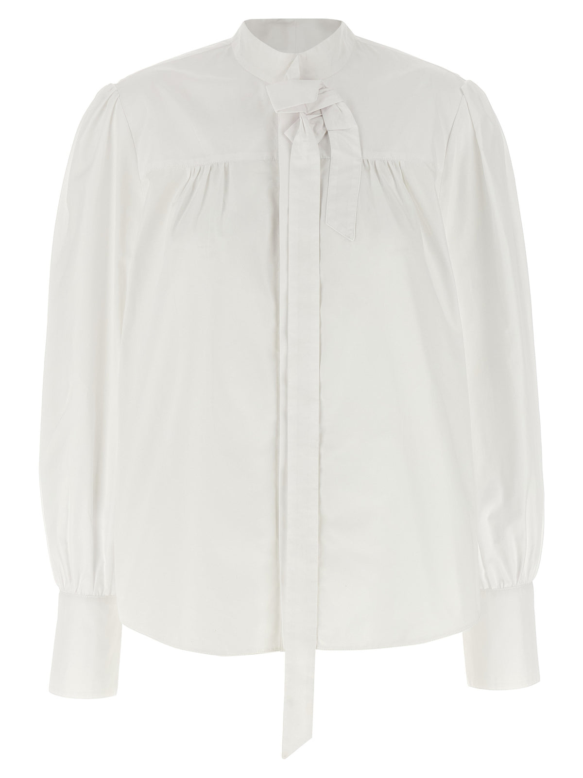 Prada White Cotton Blouse