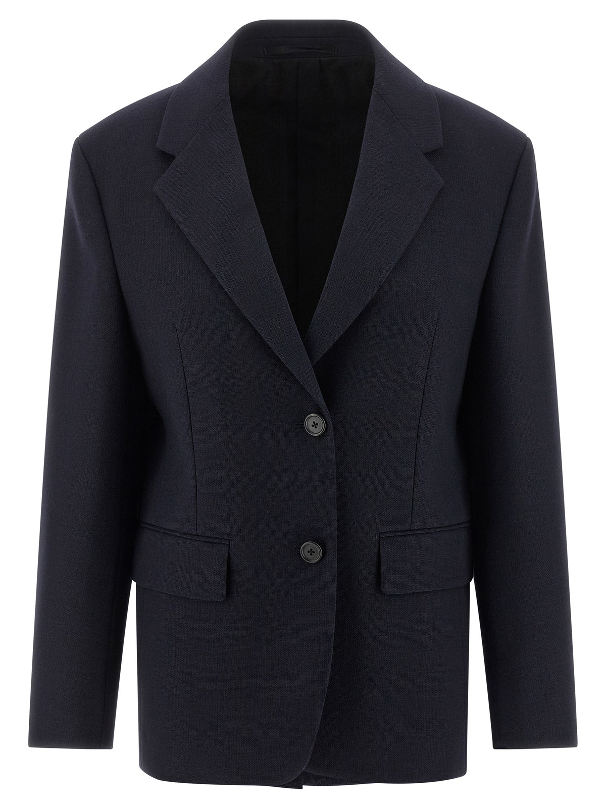 Prada Blue Virgin Wool Blazer
