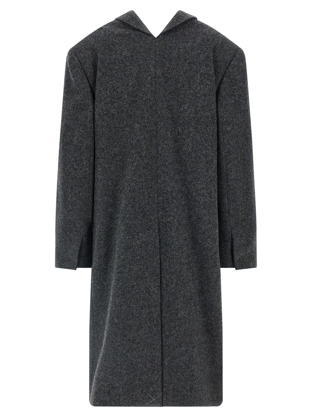 Prada Gray Virgin Wool Coat