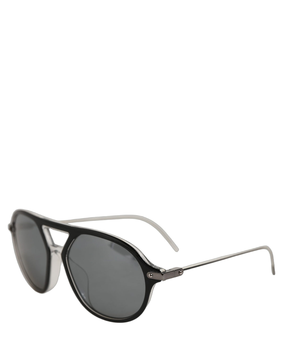 Dolce & Gabbana Black Acetate Frame DG4343F Bridge Detail Sunglasses