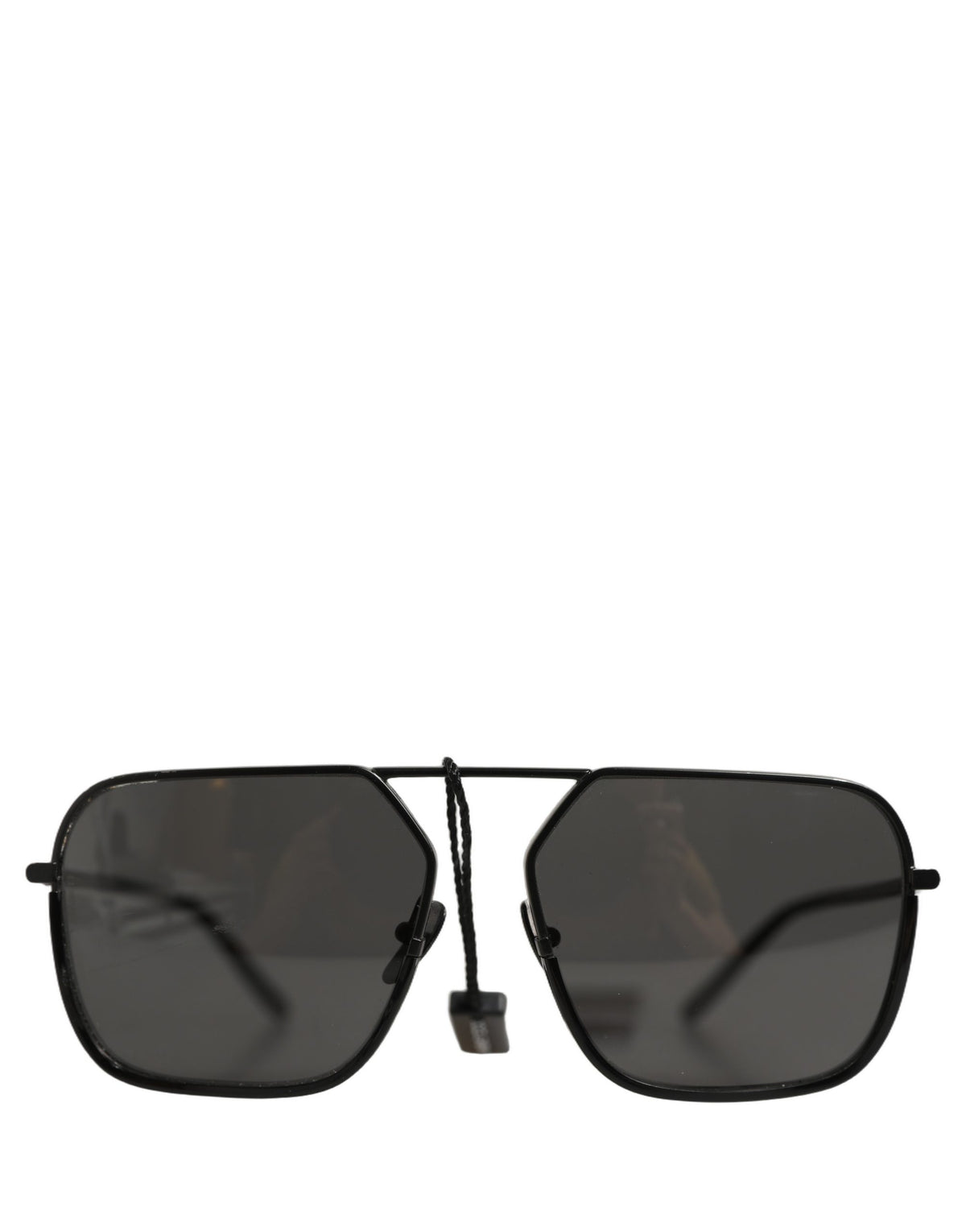 Dolce & Gabbana Black DG2193J Rectangular Metal Frame Eyewear Sunglasses