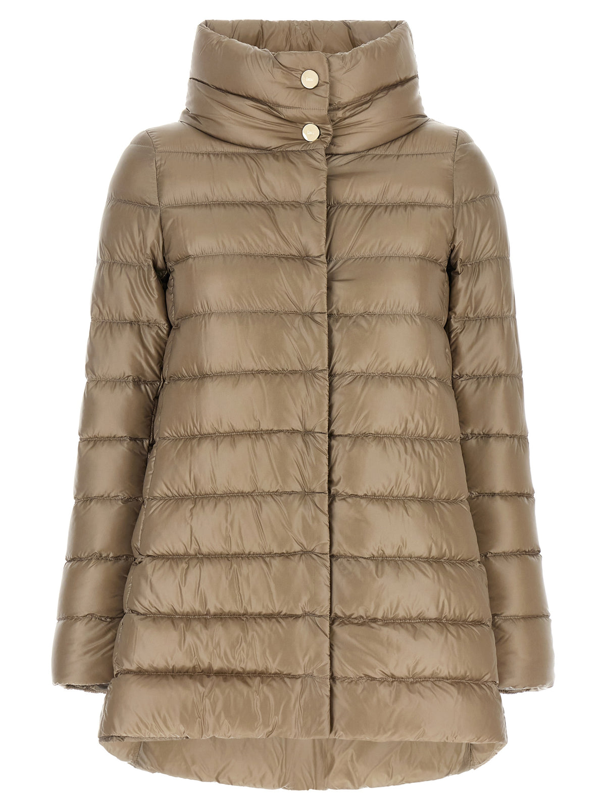 Herno Beige Polyamide Full-Length Jacket