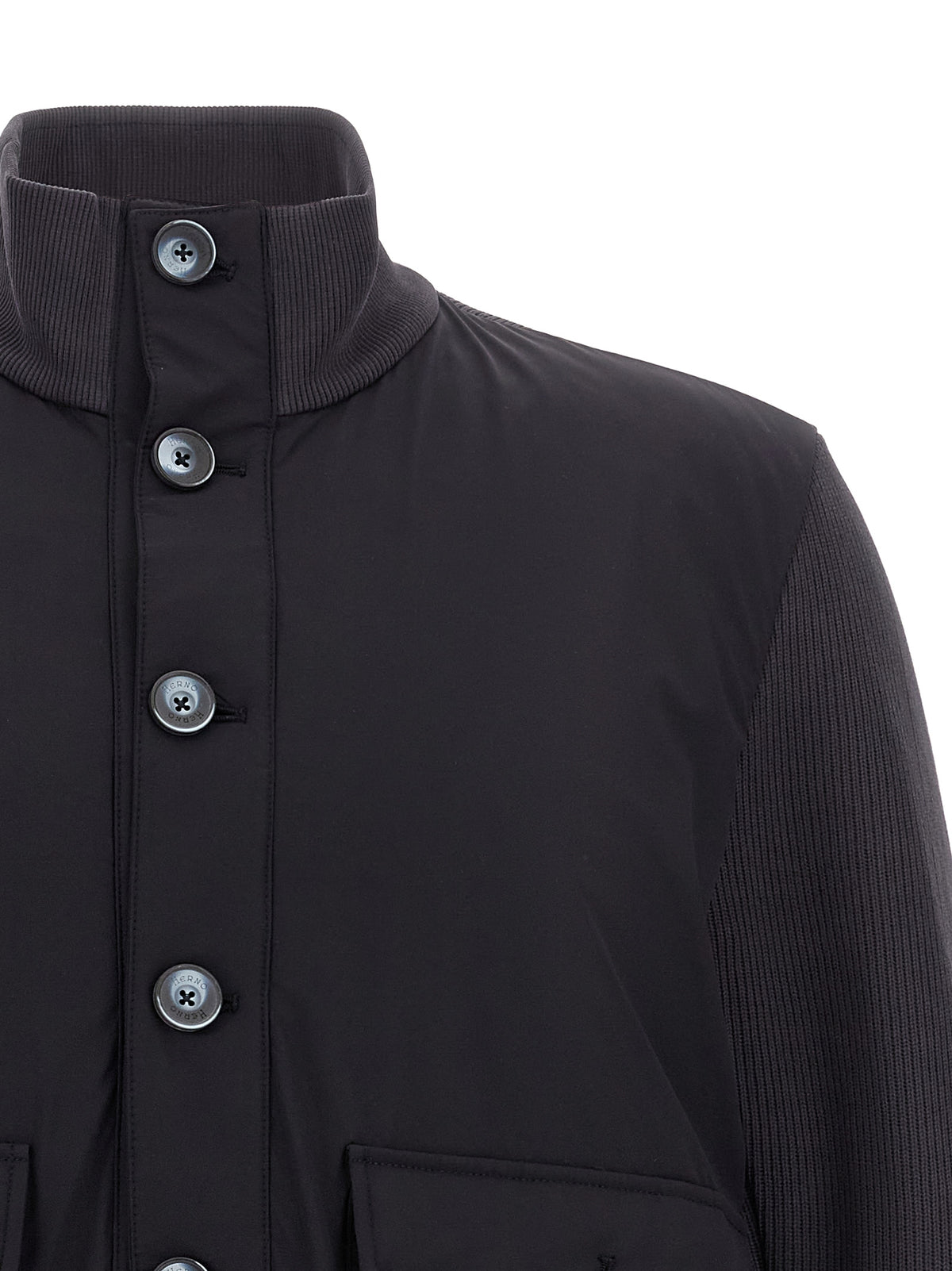 Herno Blue Cotton Jacket