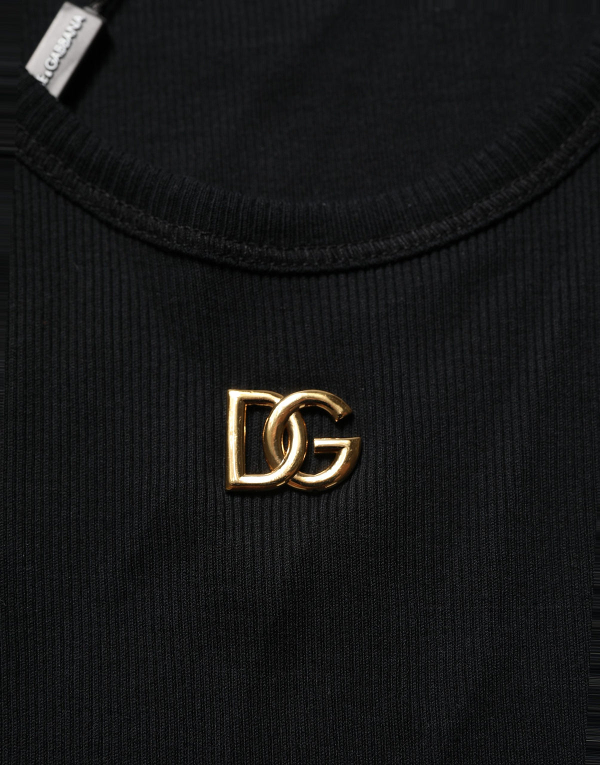 Dolce & Gabbana Beige Tropical Print Cotton Crew Neck T-shirt