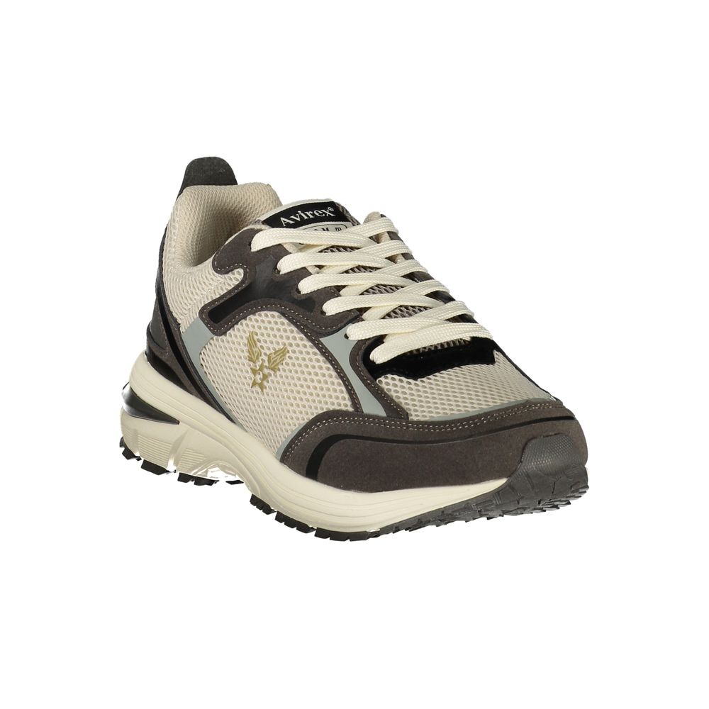 Avirex Bianco Polyurethane Uomo Sneaker