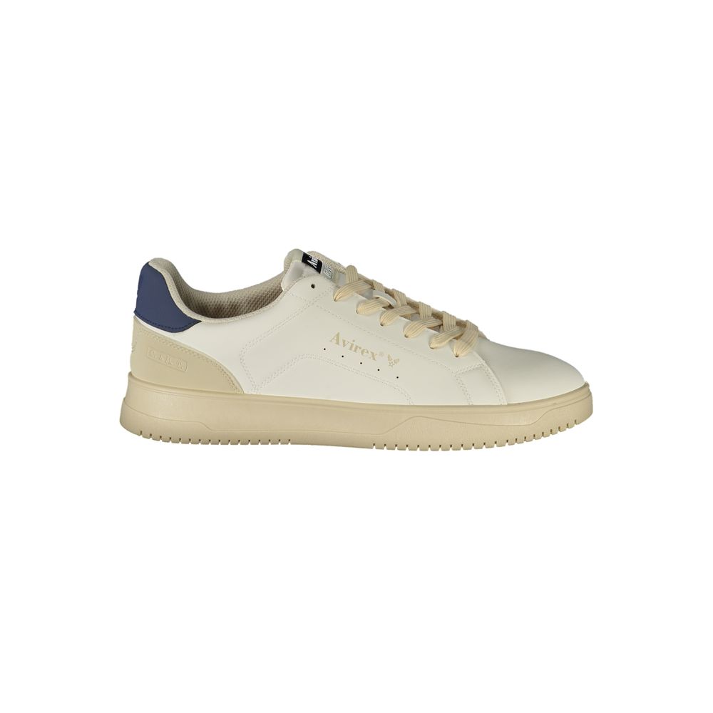 Avirex Bianco Polyurethane Uomo Sneaker