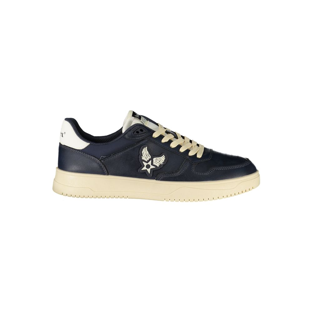 Avirex Blue Polyurethane Men's Sneaker