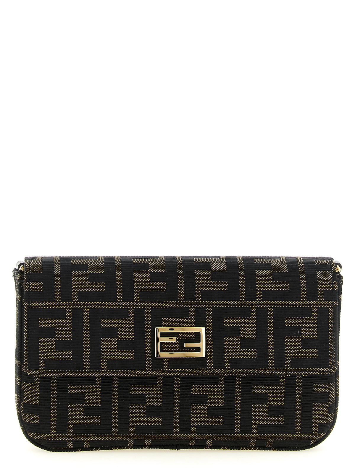 Fendi Brown Polyester Cardholder