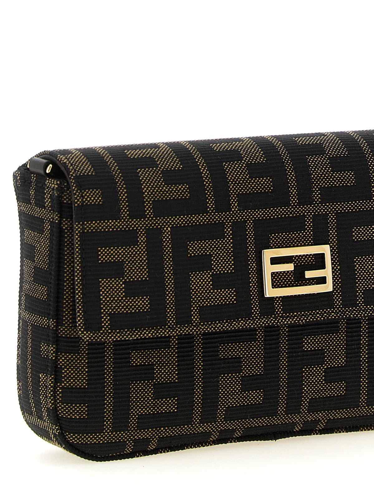 Fendi Brown Polyester Cardholder